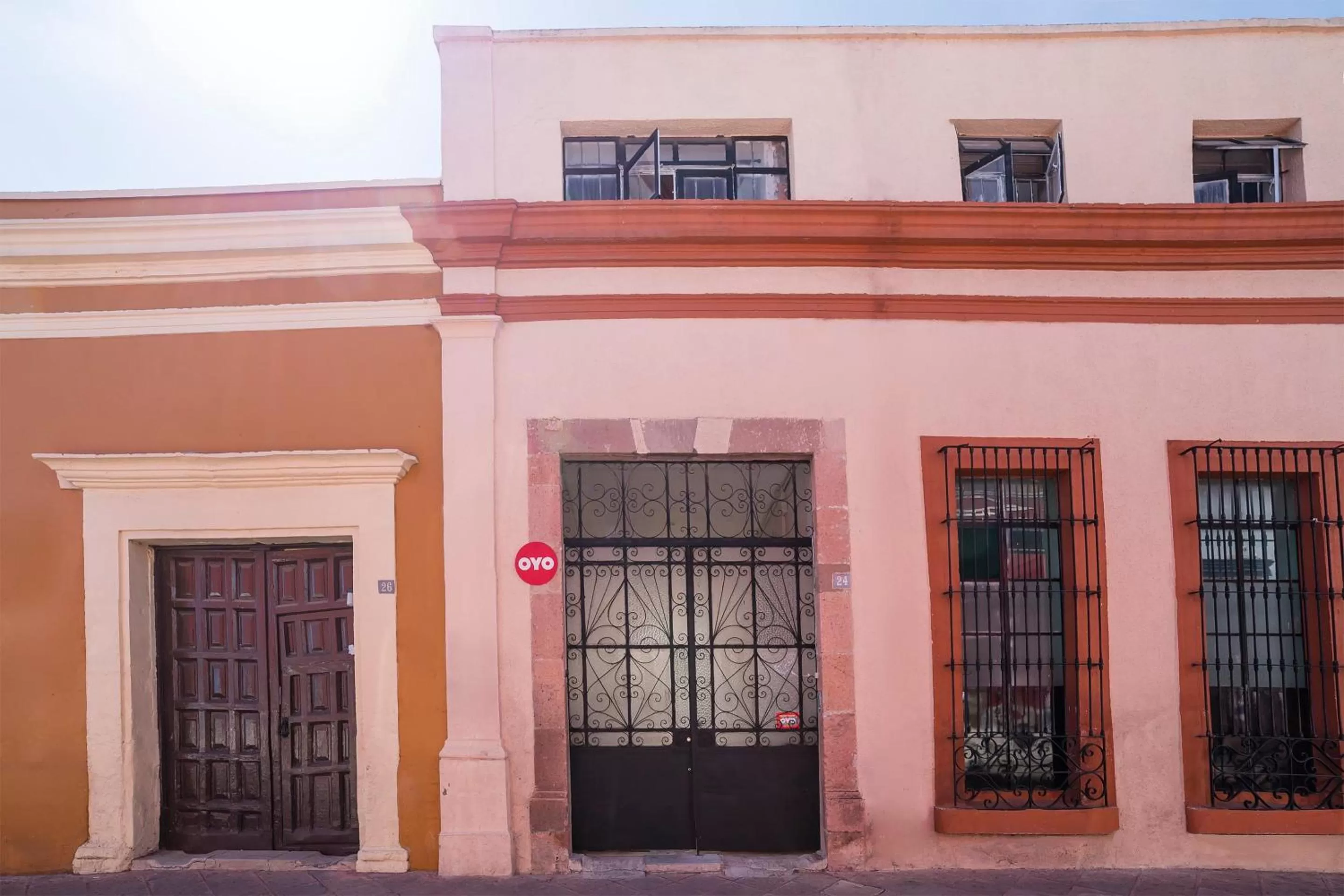 Facade/entrance in Hotel Querétaro Antiguo