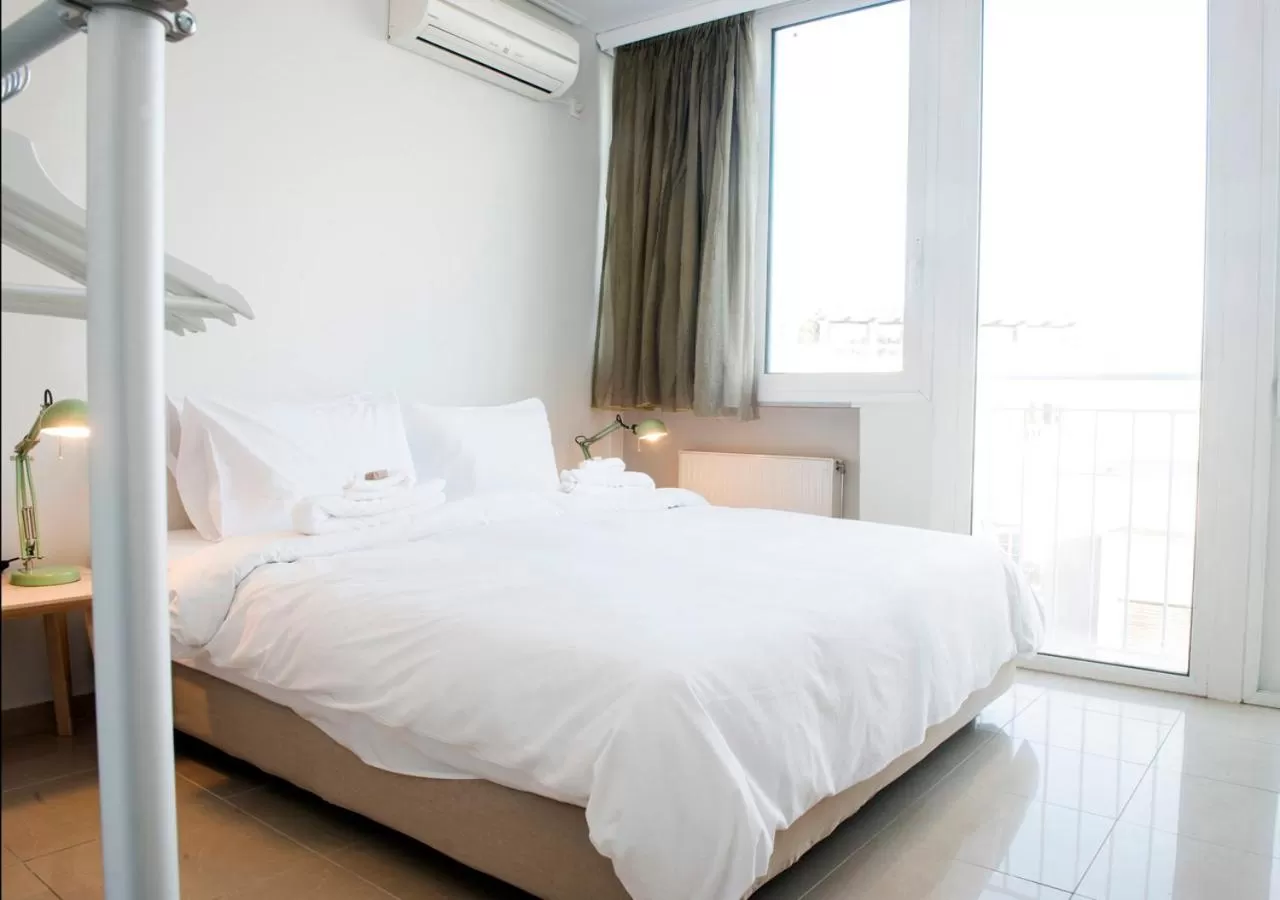 Bedroom, Bed in Athens Studios