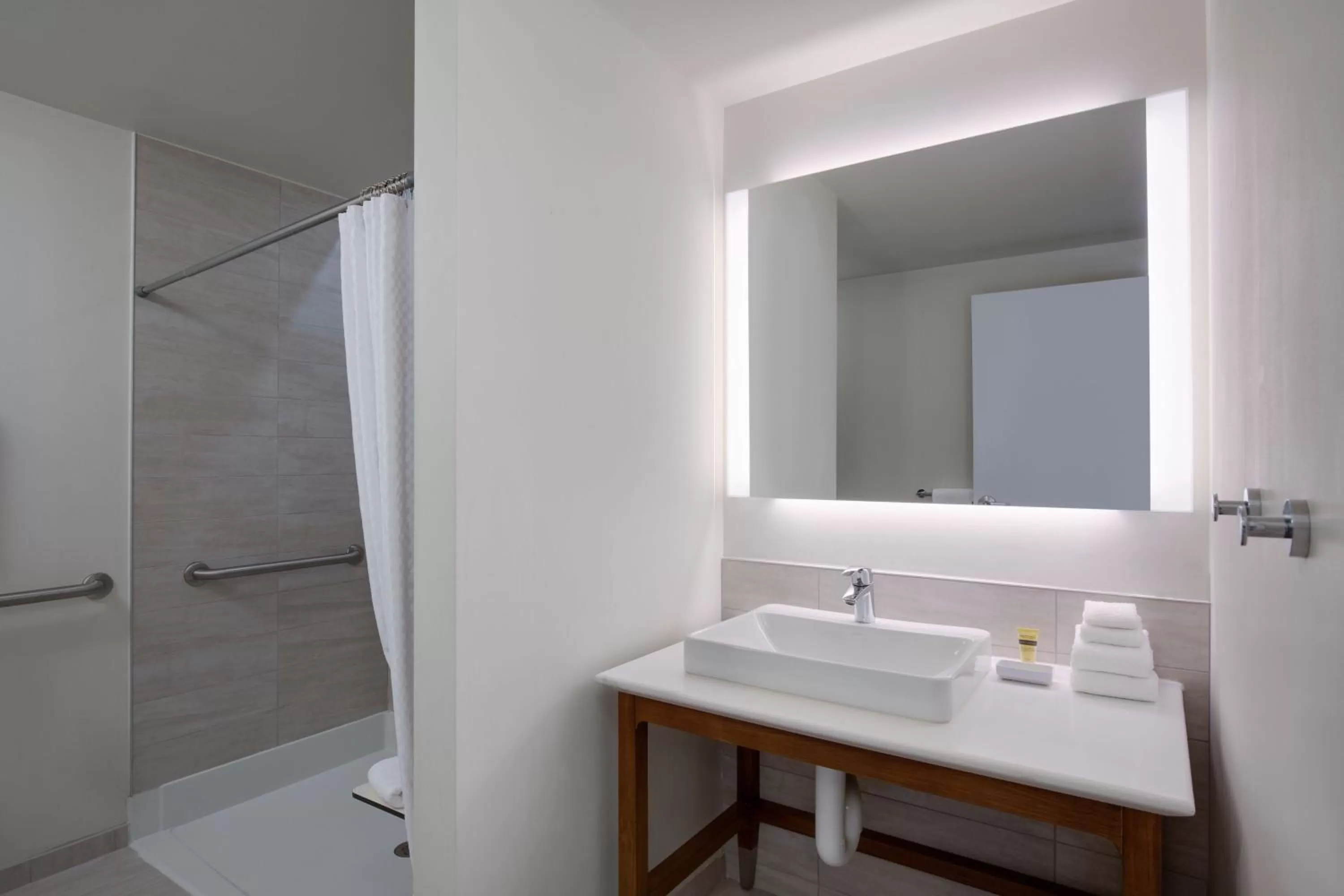 Bathroom in Element Detroit at the Metropolitan