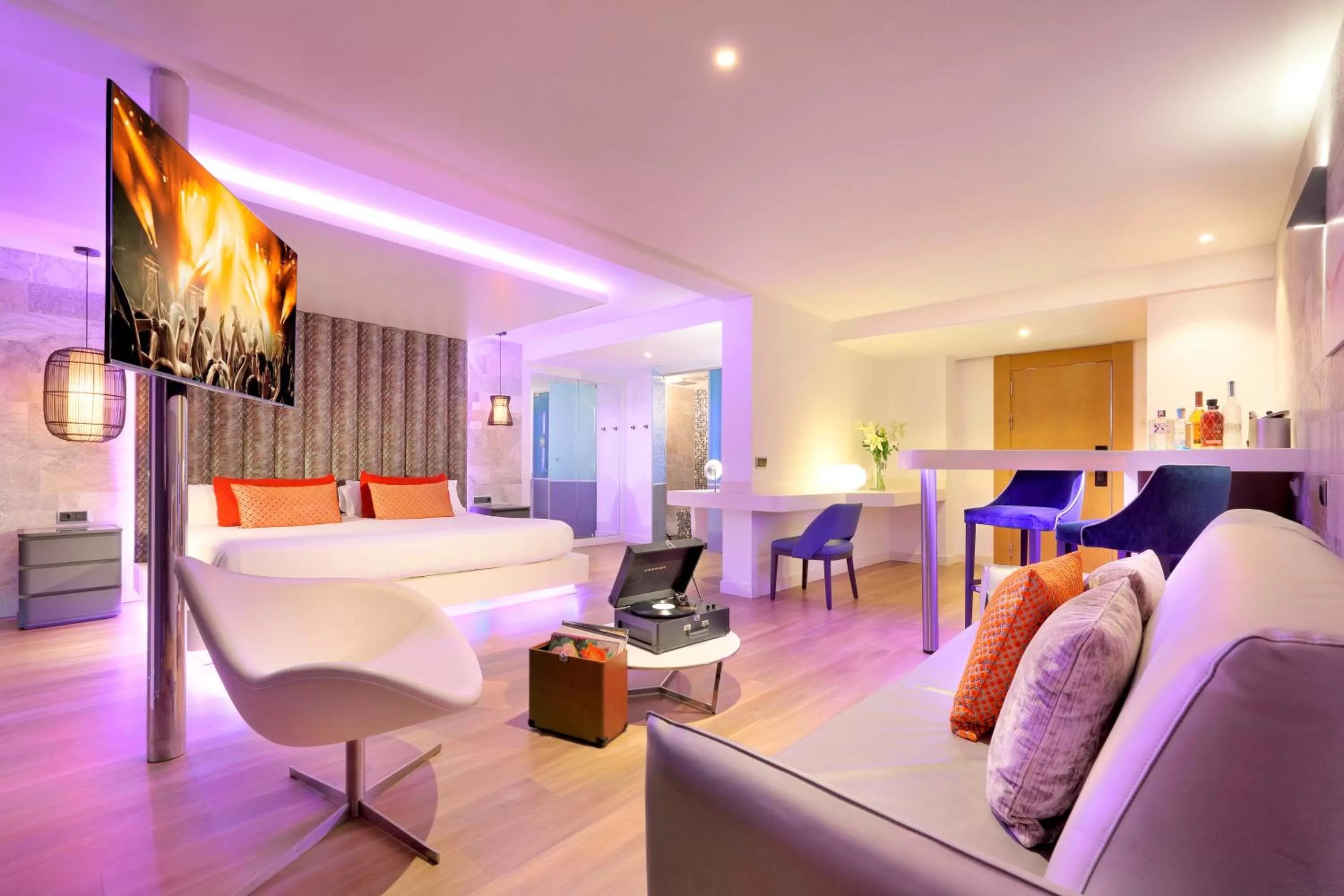 Bed in Hard Rock Hotel Ibiza