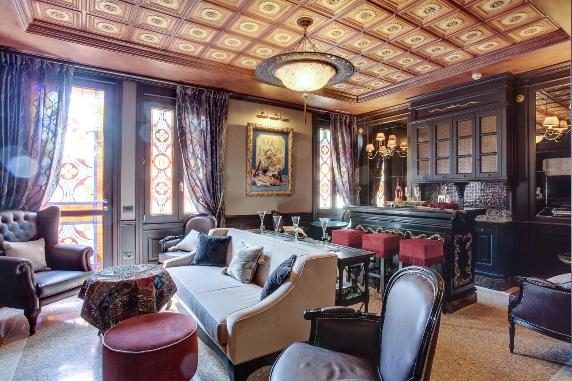 Lounge or bar in Hotel Moresco