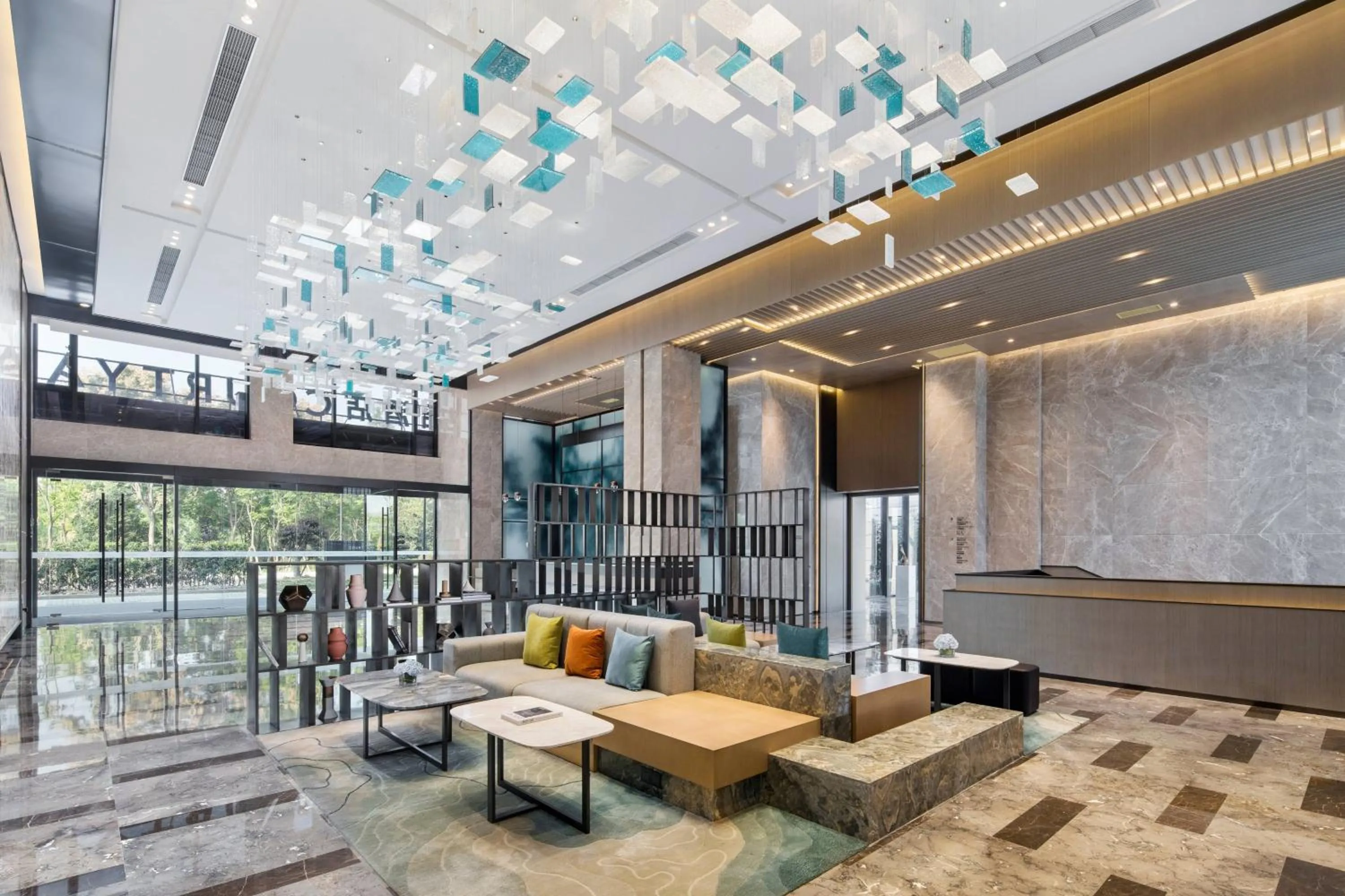 Lounge or bar in Courtyard by Marriott Hangzhou West