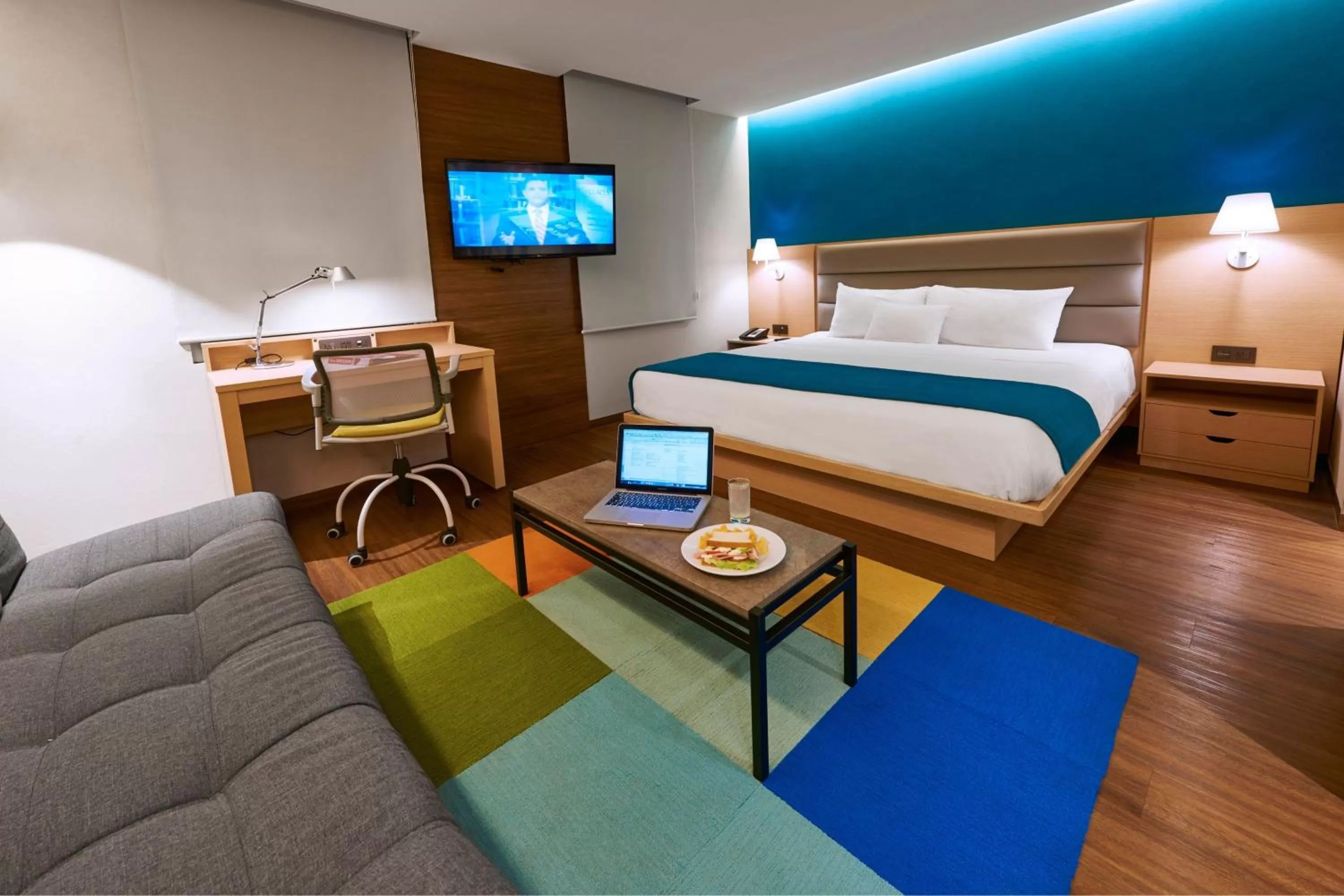 Queen Suite with Sofa Bed in City Express Suites by Marriott Playa del Carmen