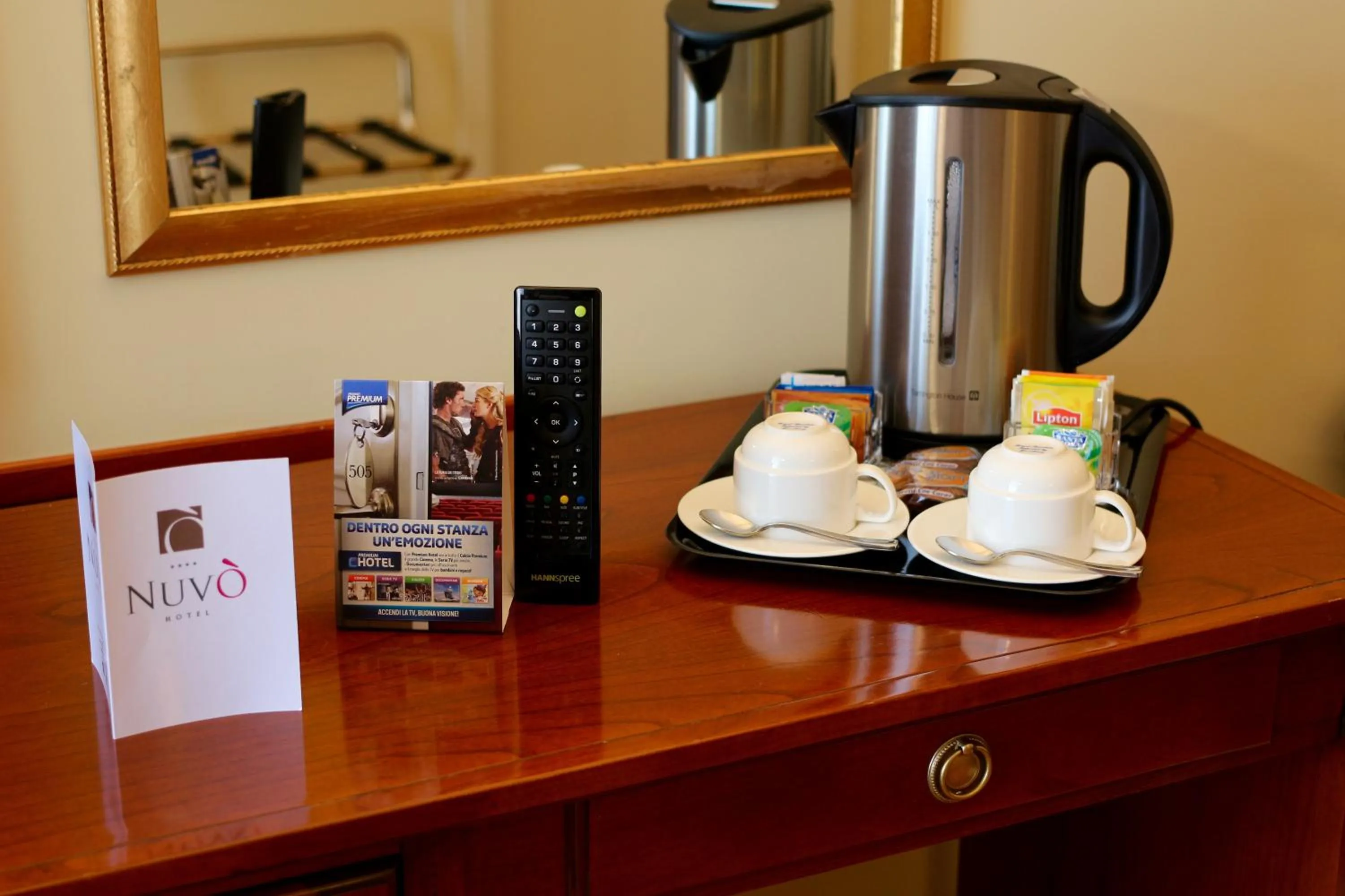Coffee/tea facilities in Hotel Nuvò