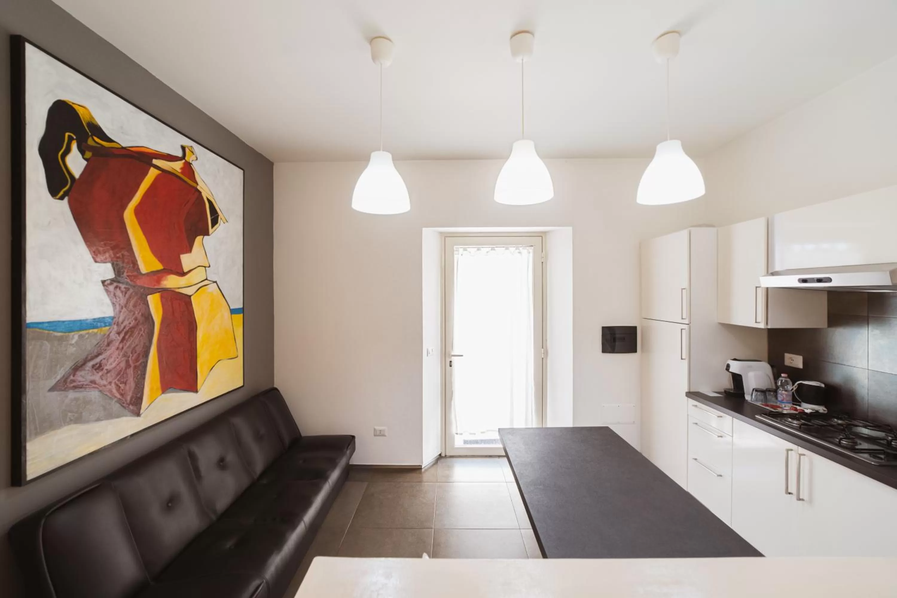 Kitchen or kitchenette in Villino Erminia - Seaside Art b&b