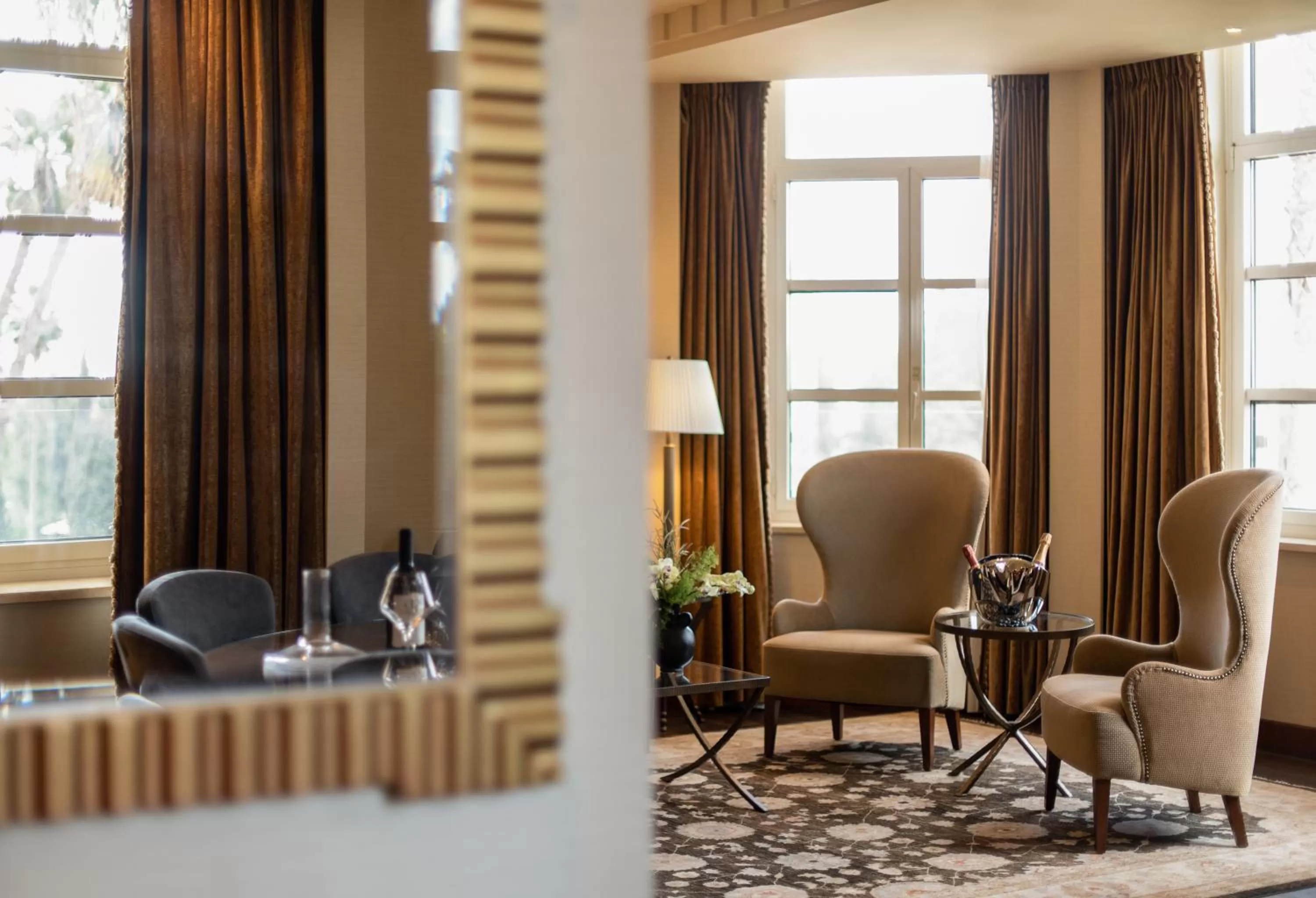 Living room in King David Hotel Jerusalem