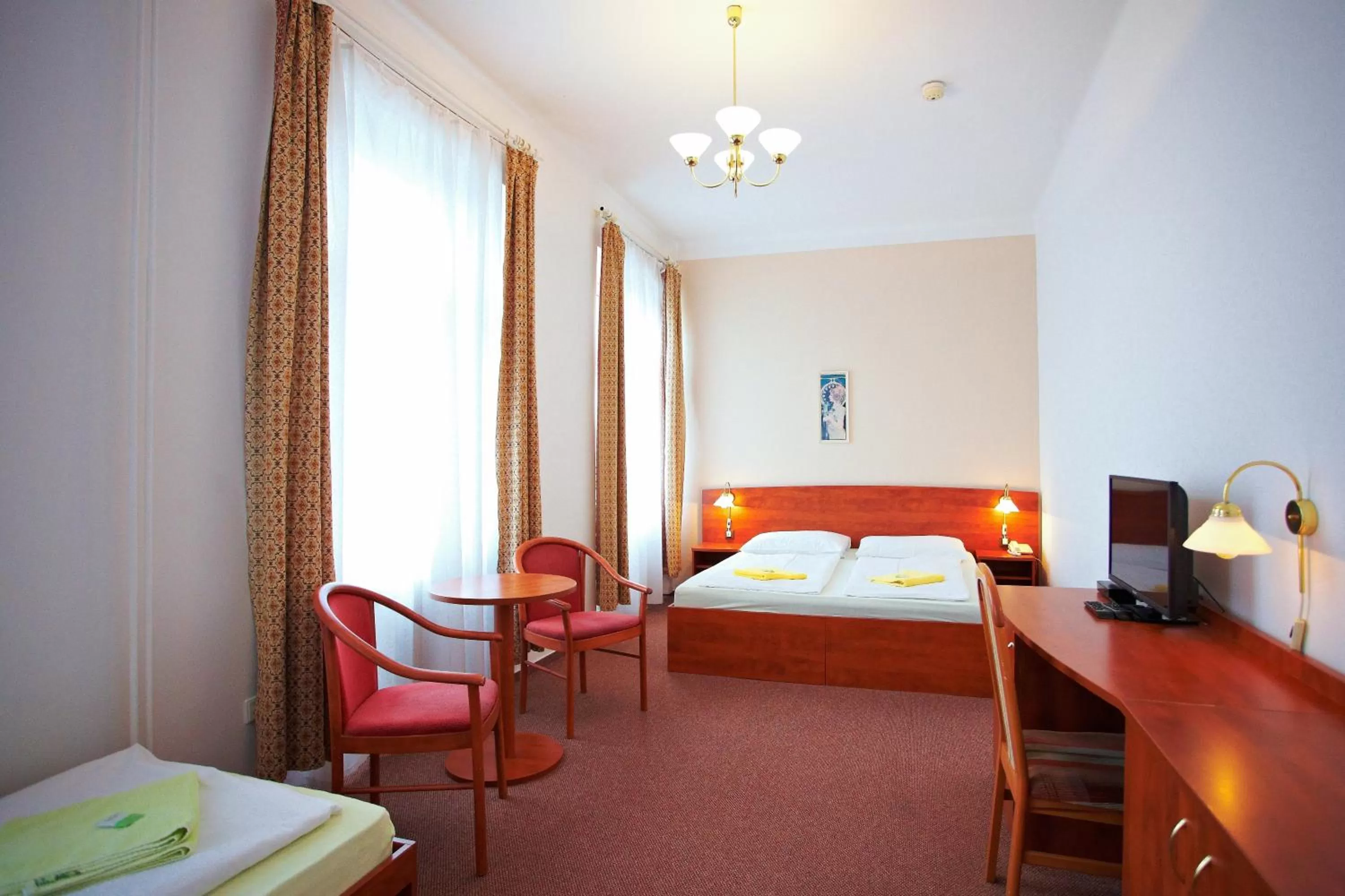 Bed in Wellness Hotel Central