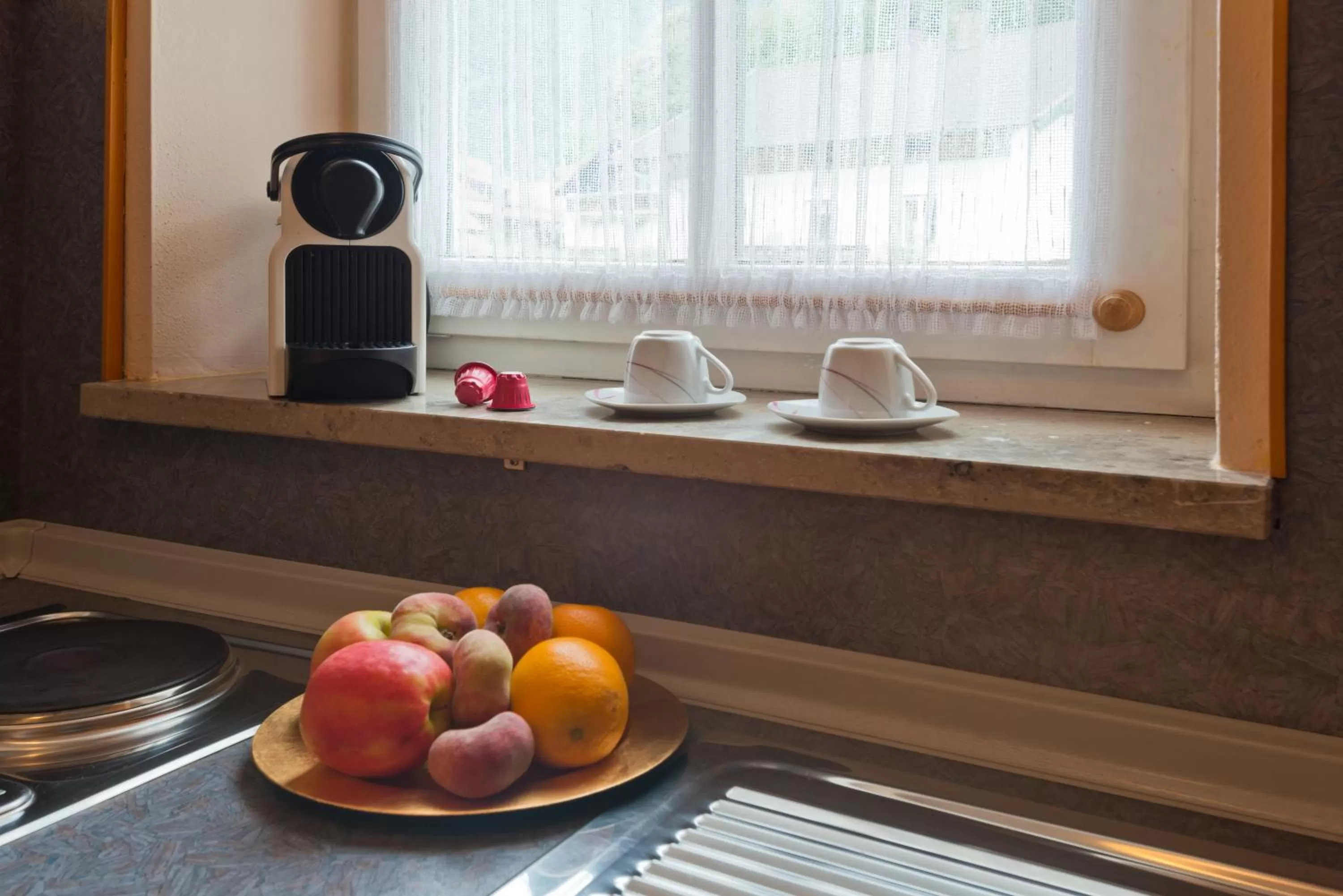 Coffee/tea facilities, Kitchen/Kitchenette in Hotel Hohenaschau