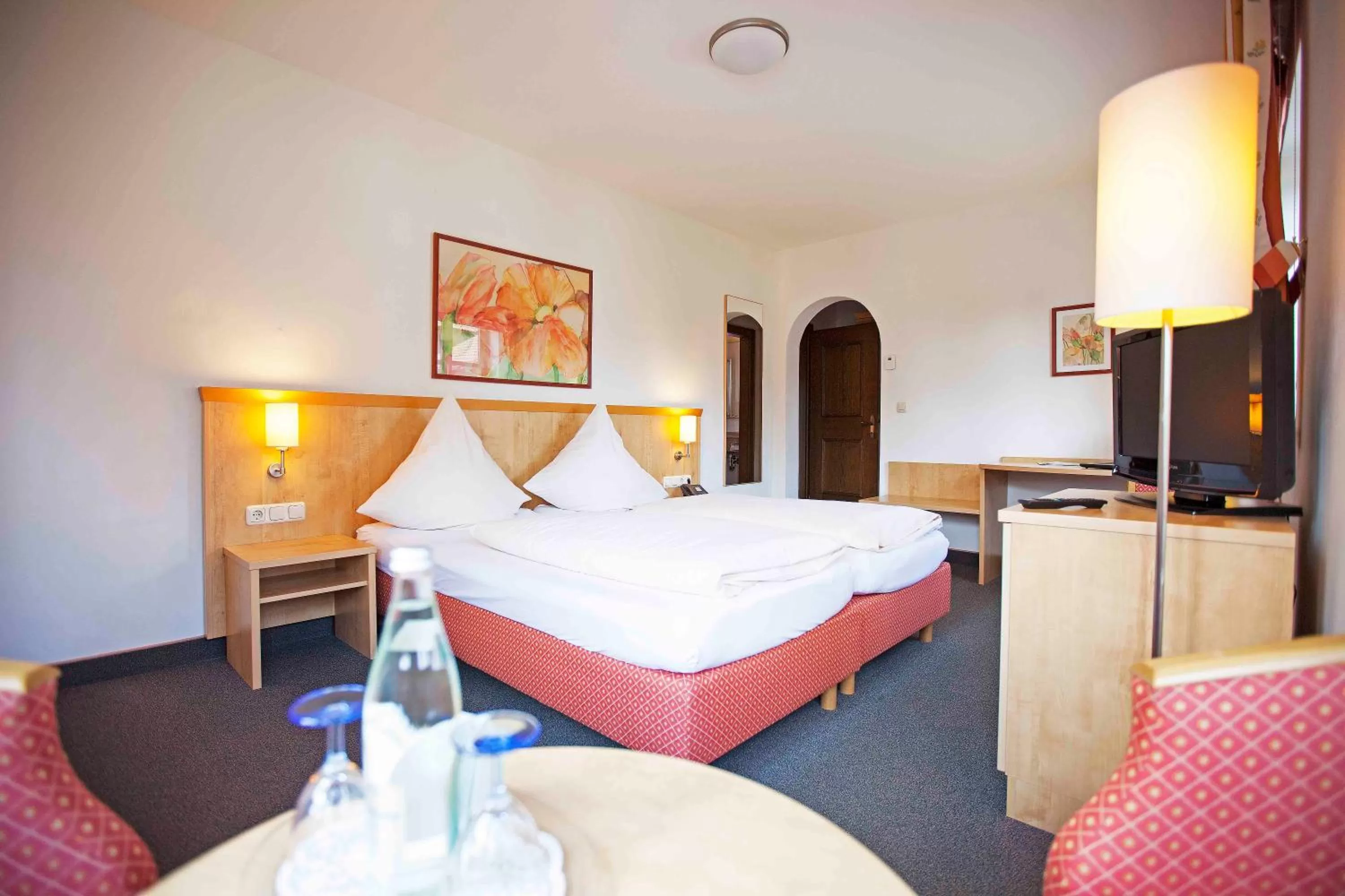 Bedroom, Bed in Alter Hof