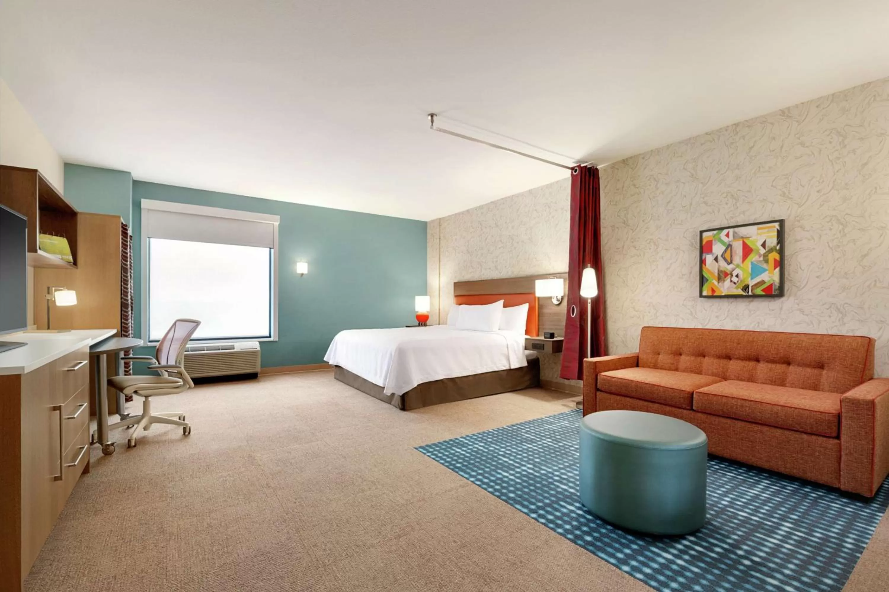 Bedroom, Bed in Home2 Suites By Hilton Rochester Greece