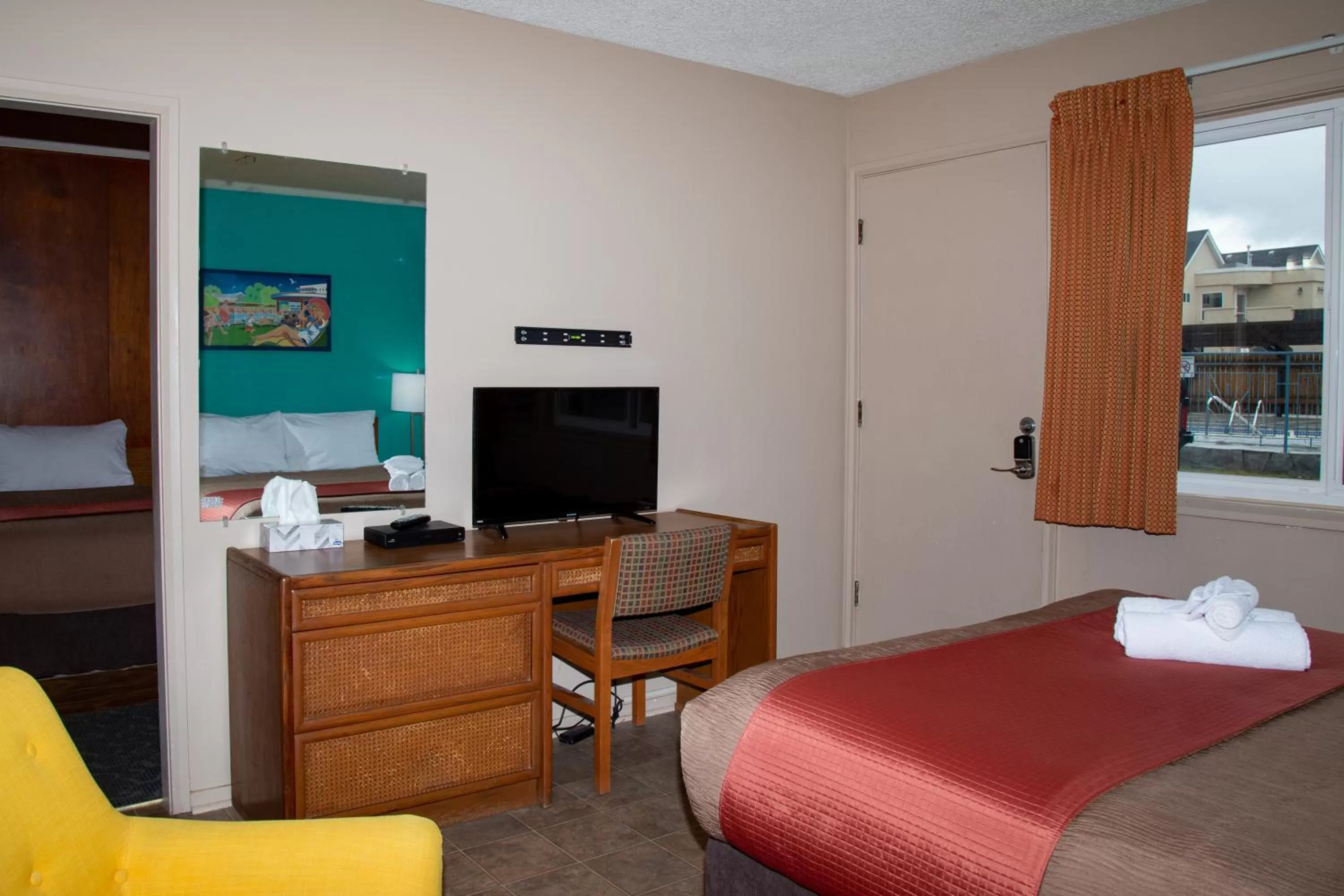 TV and multimedia, Bed in Bowmont Motel
