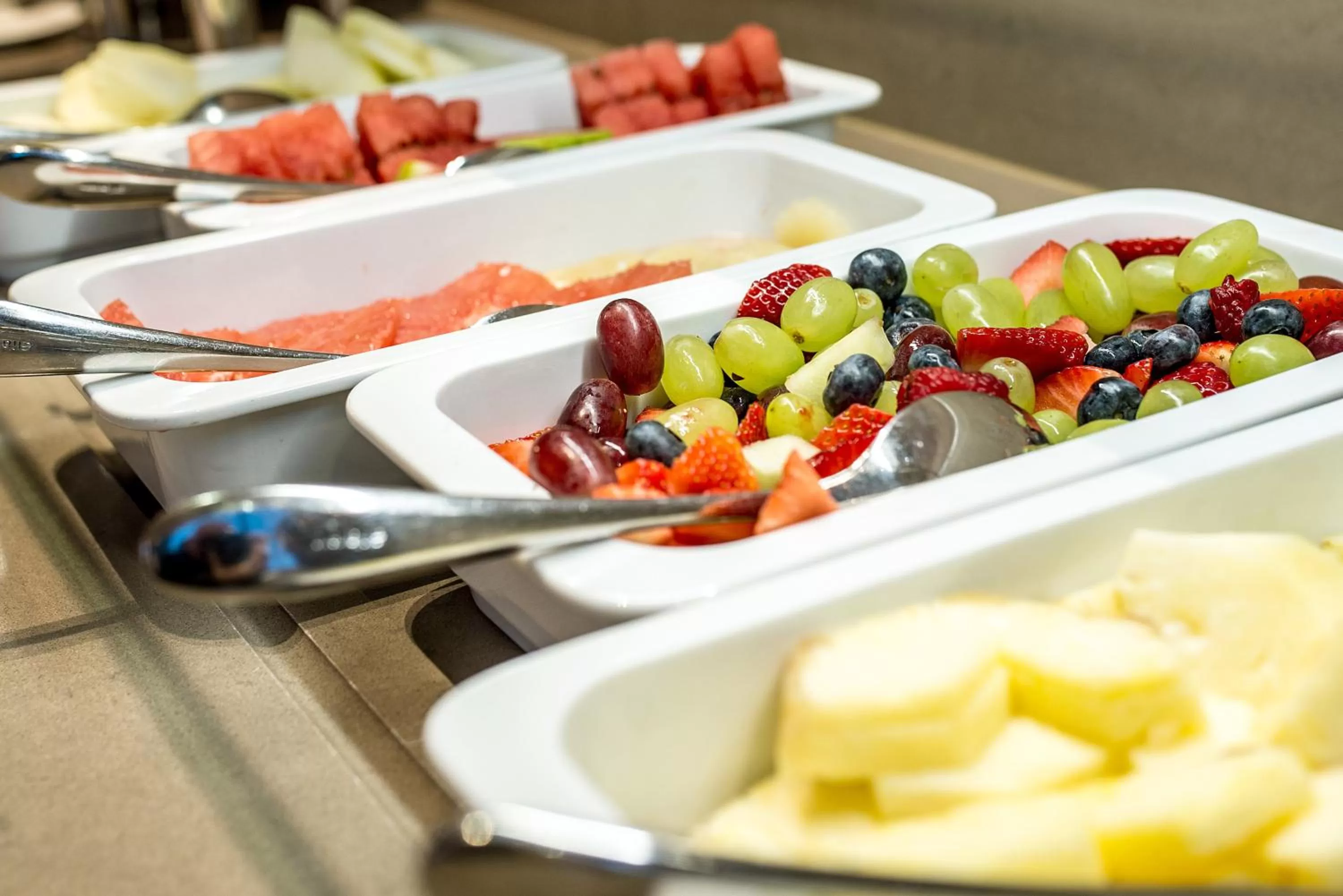 Continental breakfast in Peter Scott House Birmingham