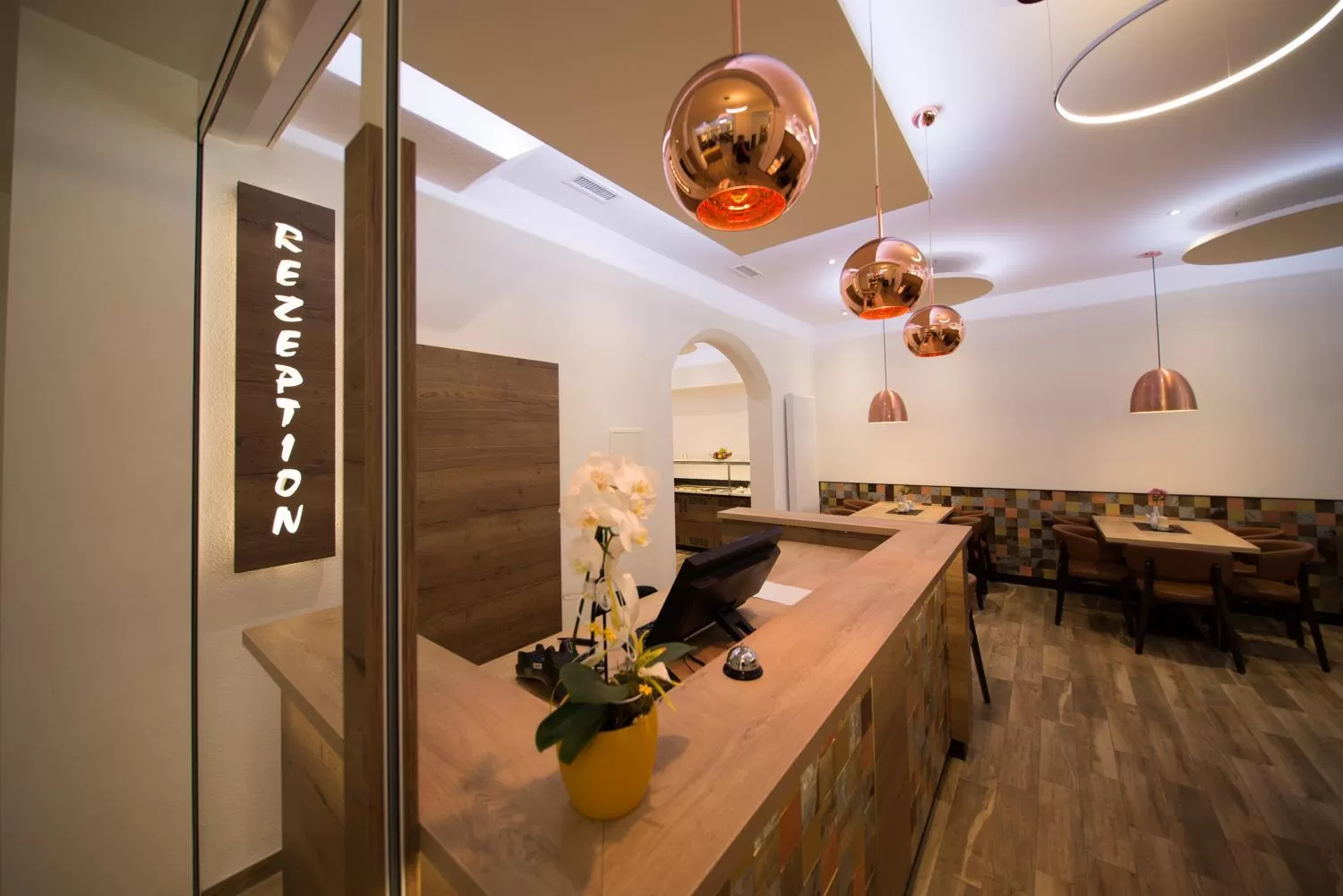 Lobby or reception in Hotel PIAZZA