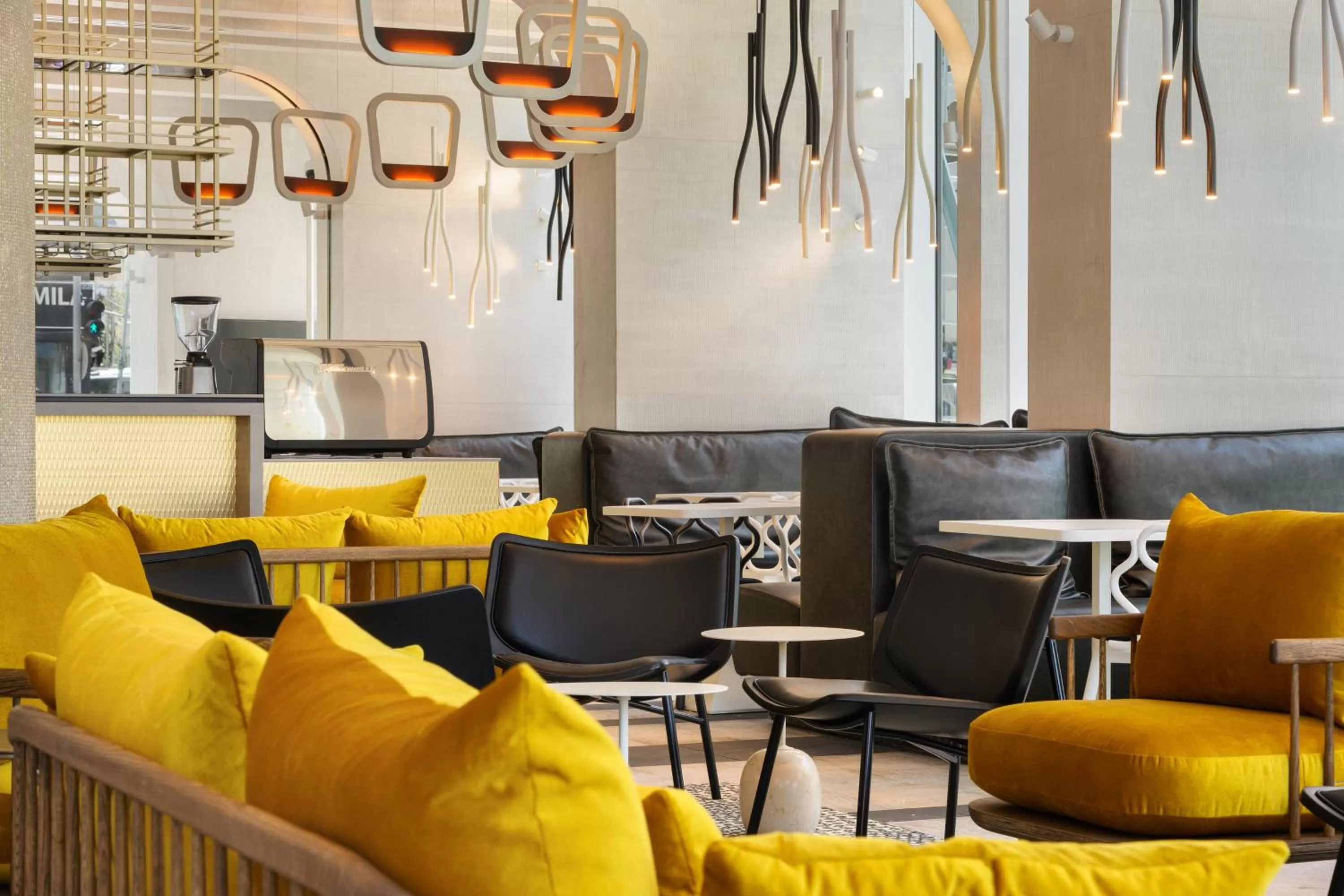 Lounge or bar in Port Tower by Isrotel Design