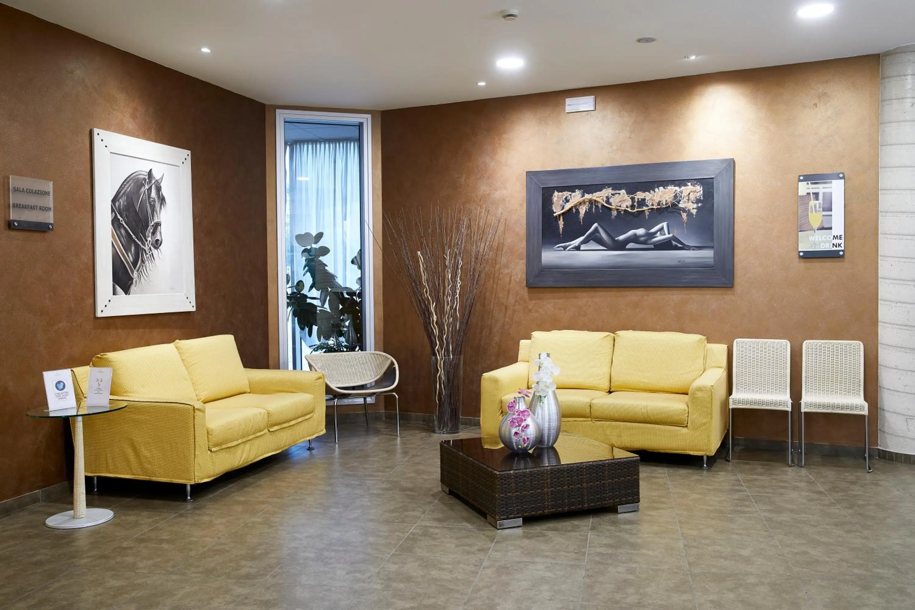 Lobby or reception in Hotel Concorde