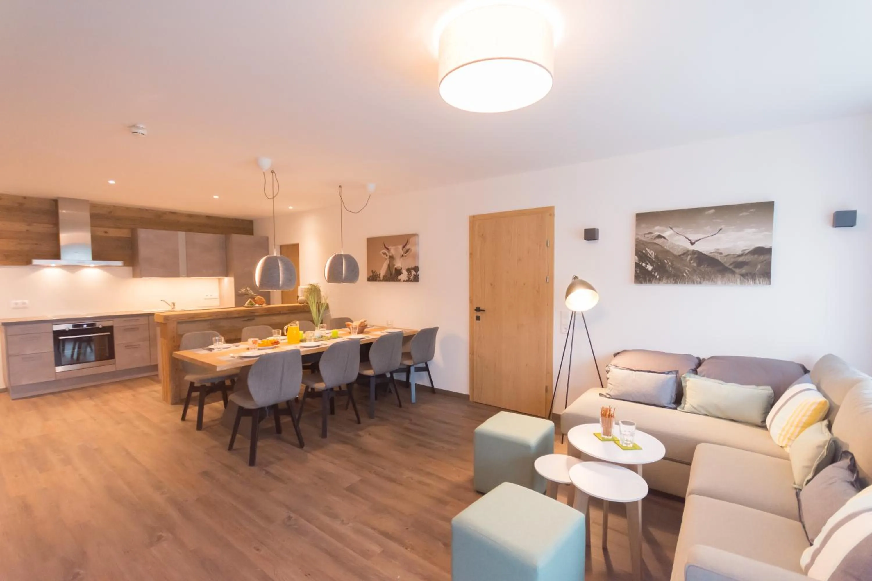 Living room, Dining Area in Schönblick Residence - Absolut Alpine Apartments