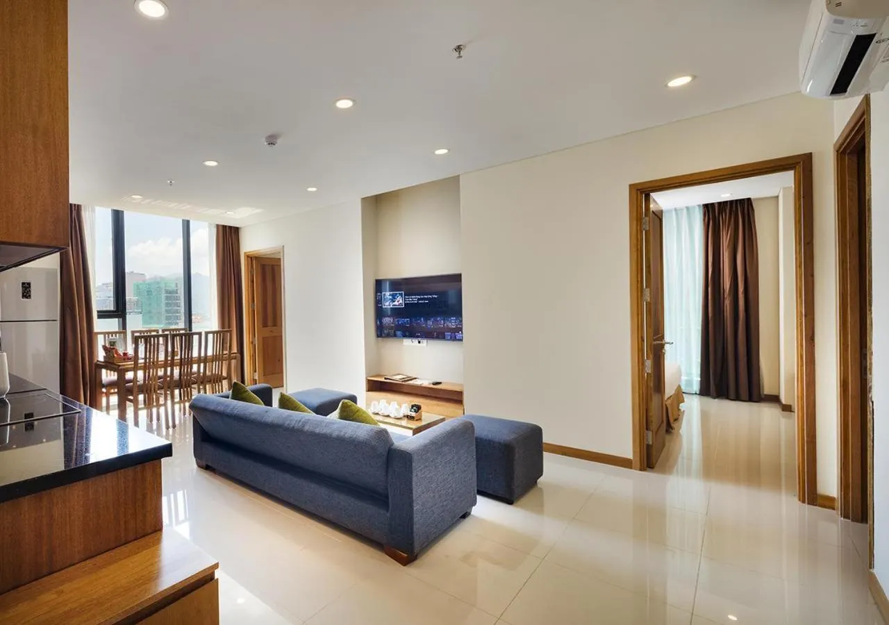 Living room in Holi Beach Hotel & Apartments