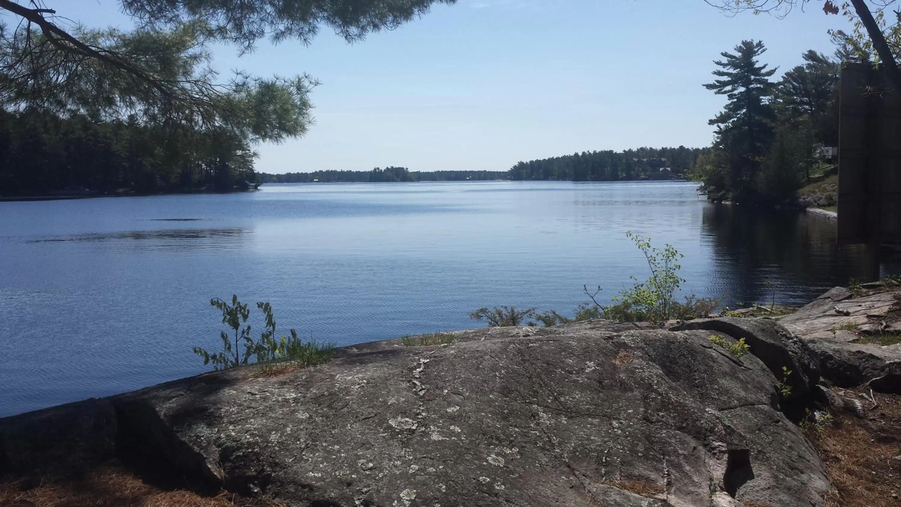 Lake view in Burleigh Falls Inn