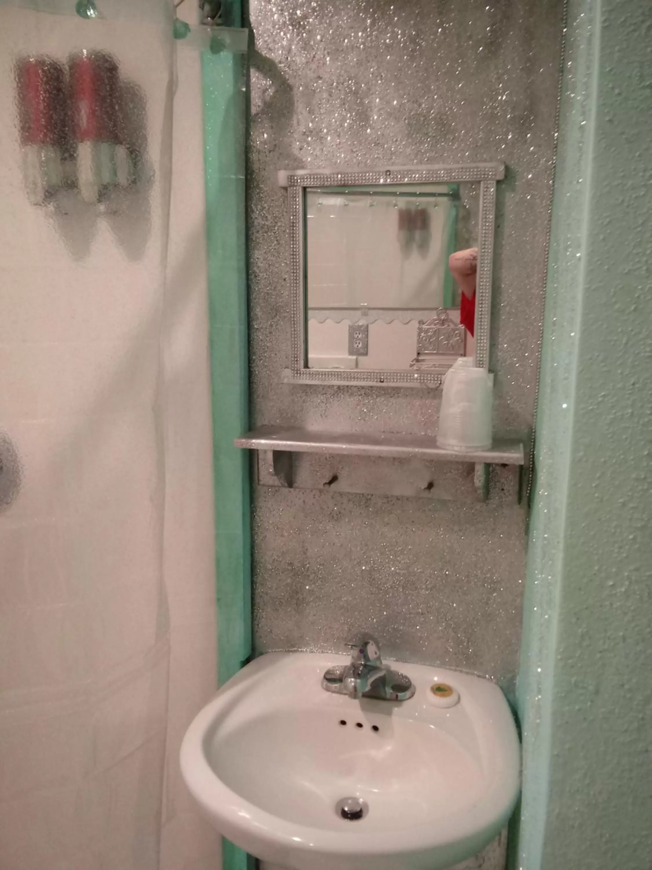 Bathroom in CRESCENT MOON MOTEL