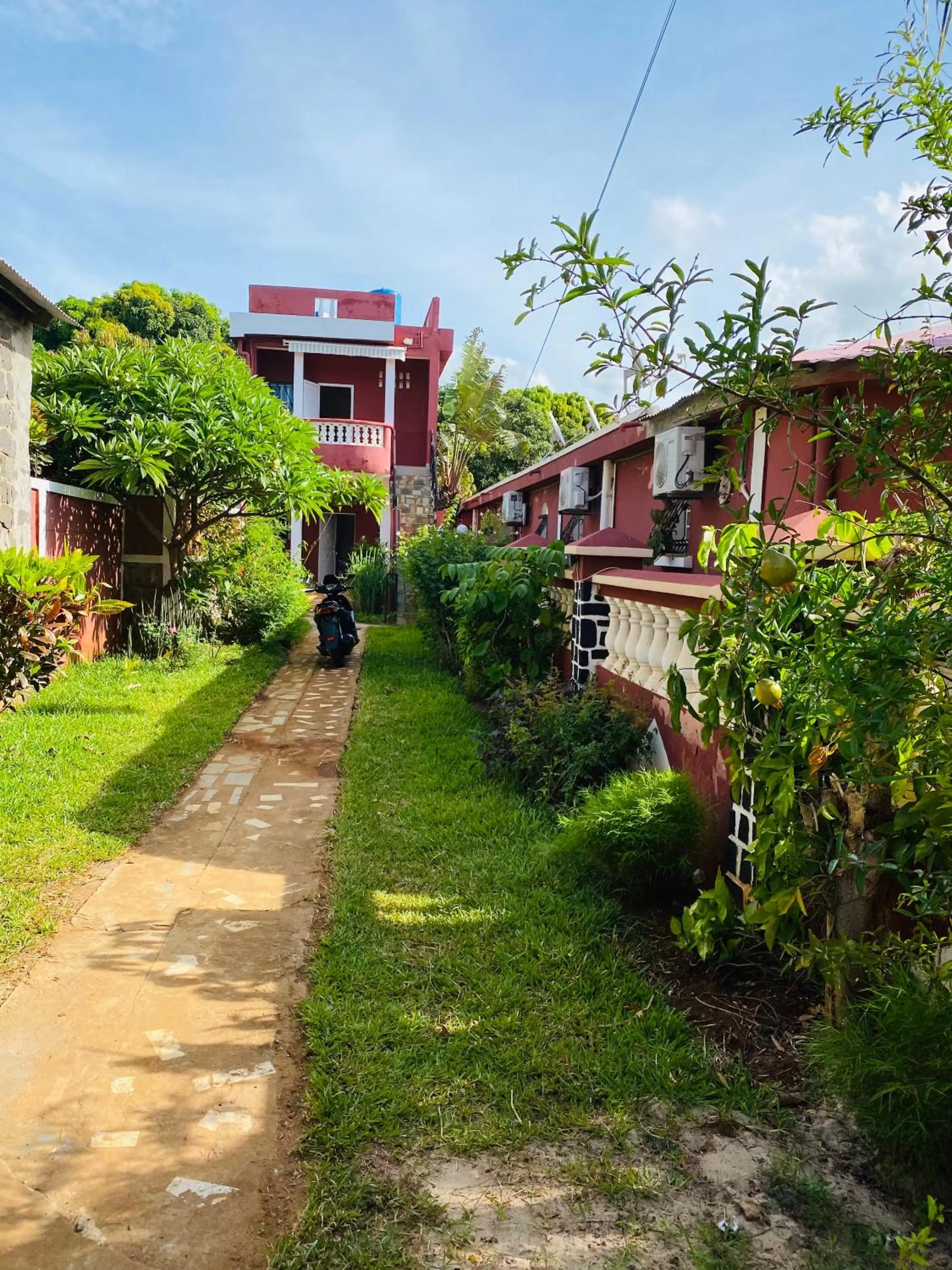 Garden in Régina Lodge Diégo Suarez Madagascar