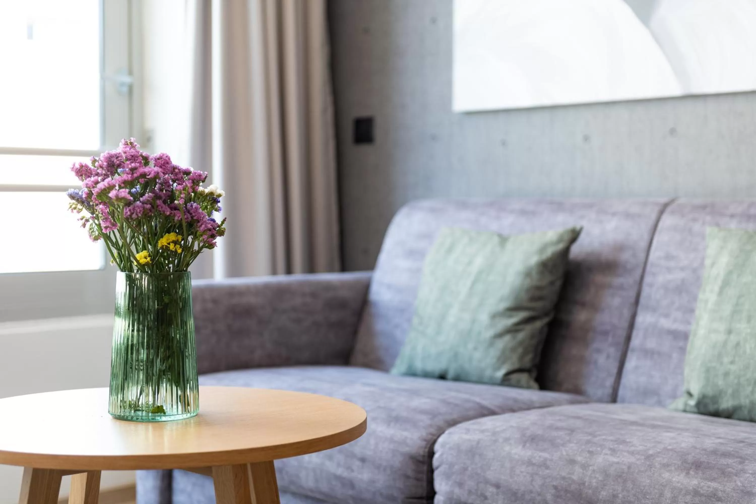 Living room in Enattica Suites