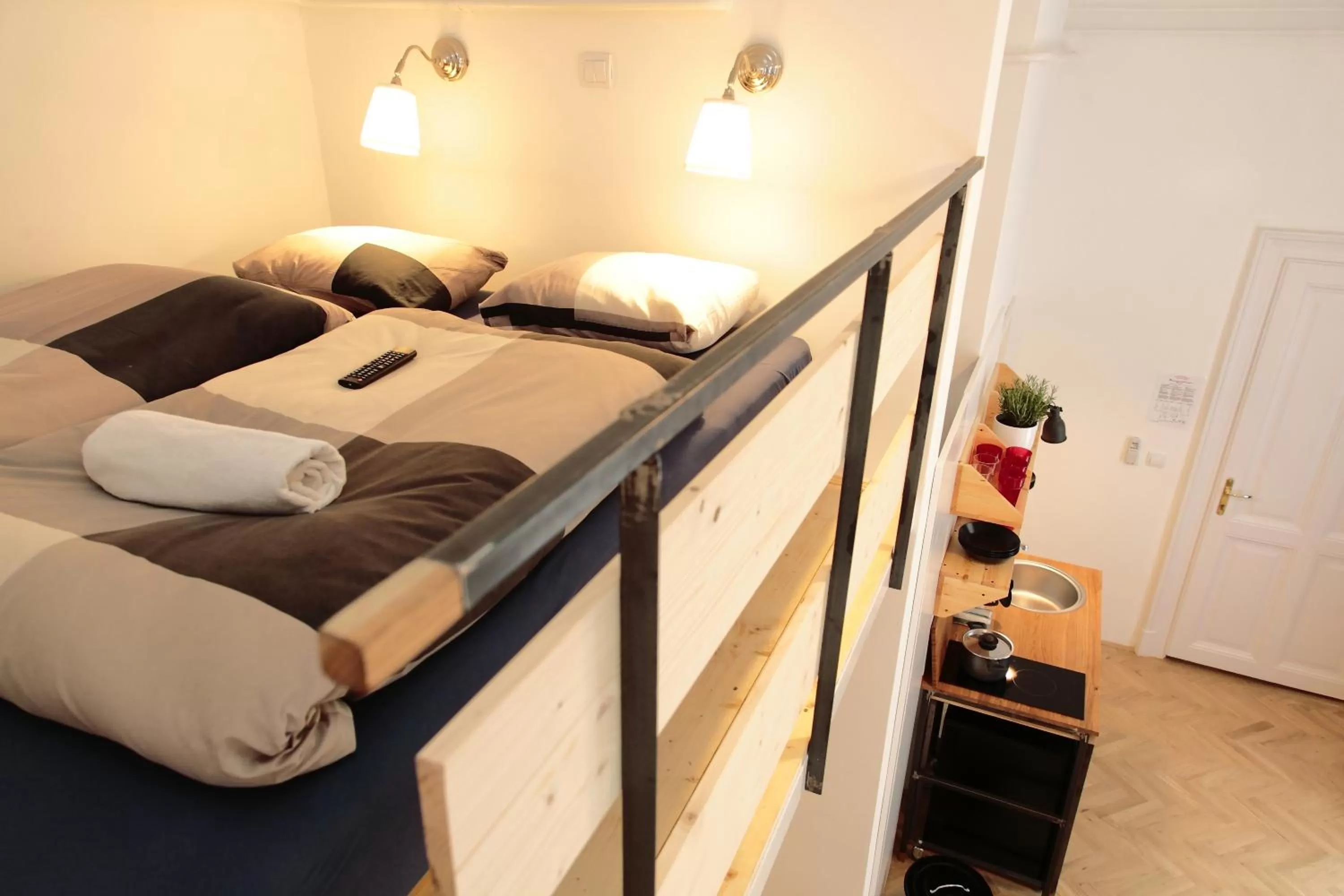 Bedroom, Bed in Maverick Apartments