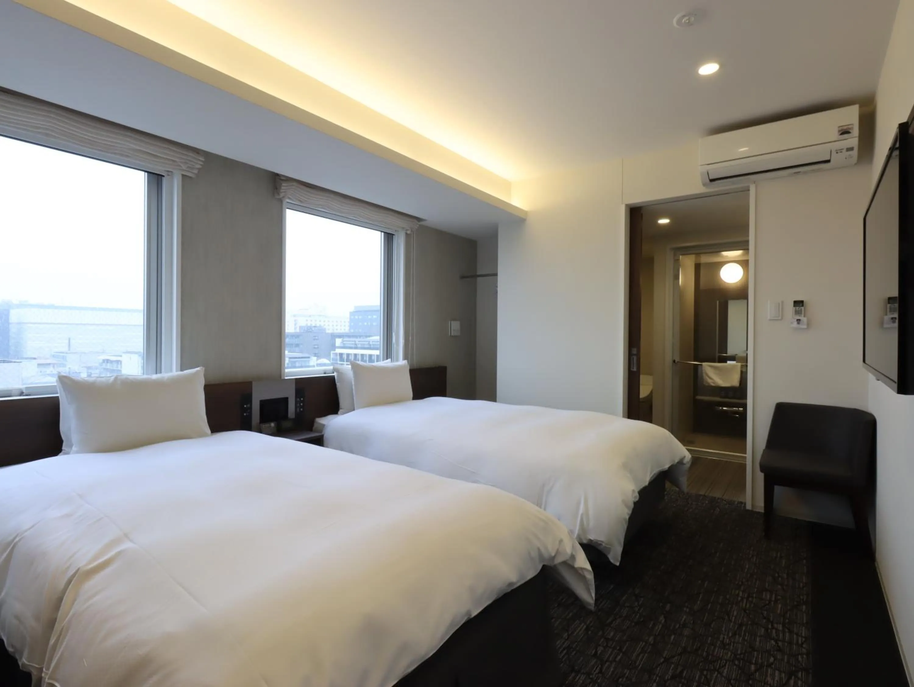 Photo of the whole room, Bed in HOTEL M's EST KYOTO STATION SOUTH