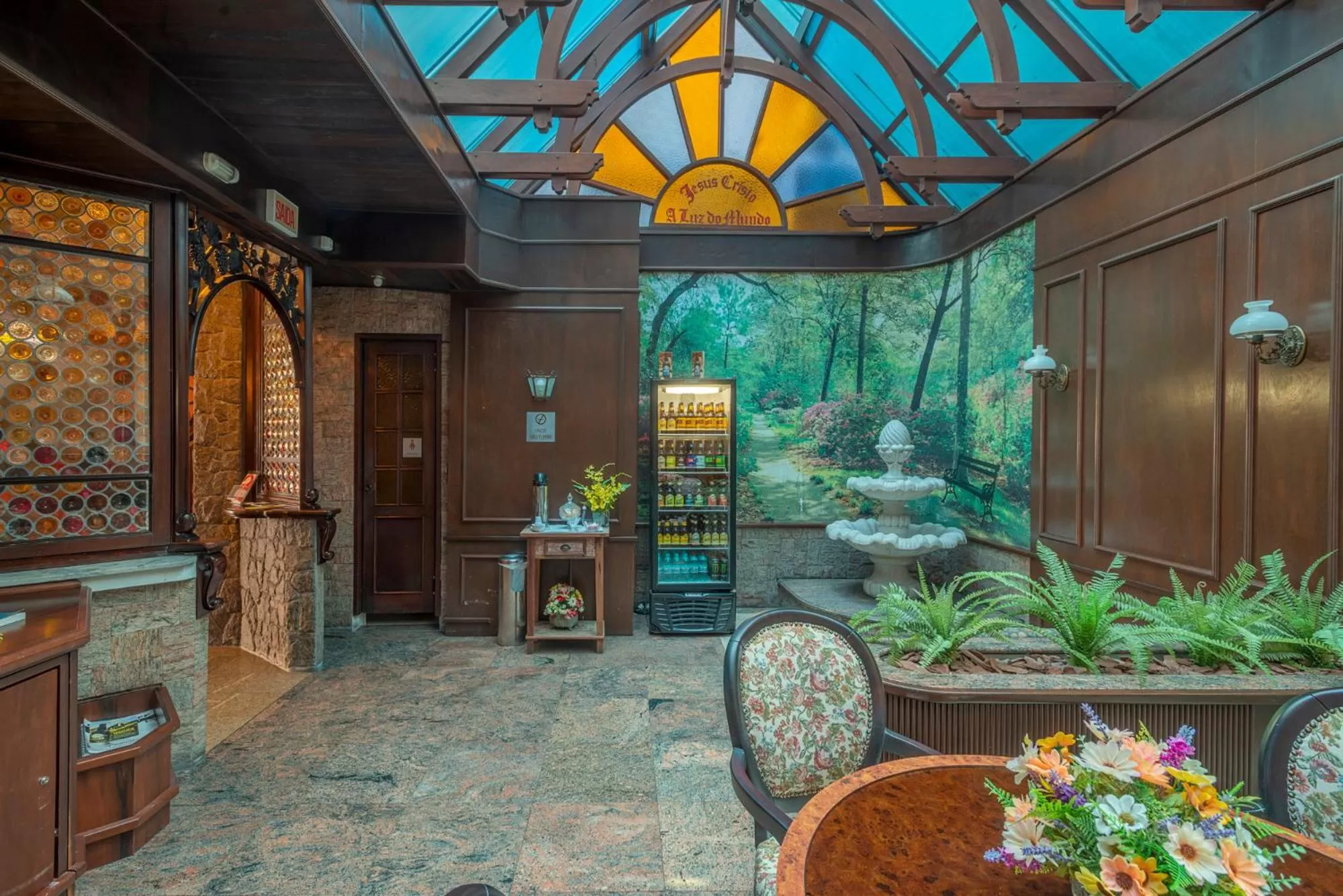 Lobby or reception in Hotel Glória Blumenau