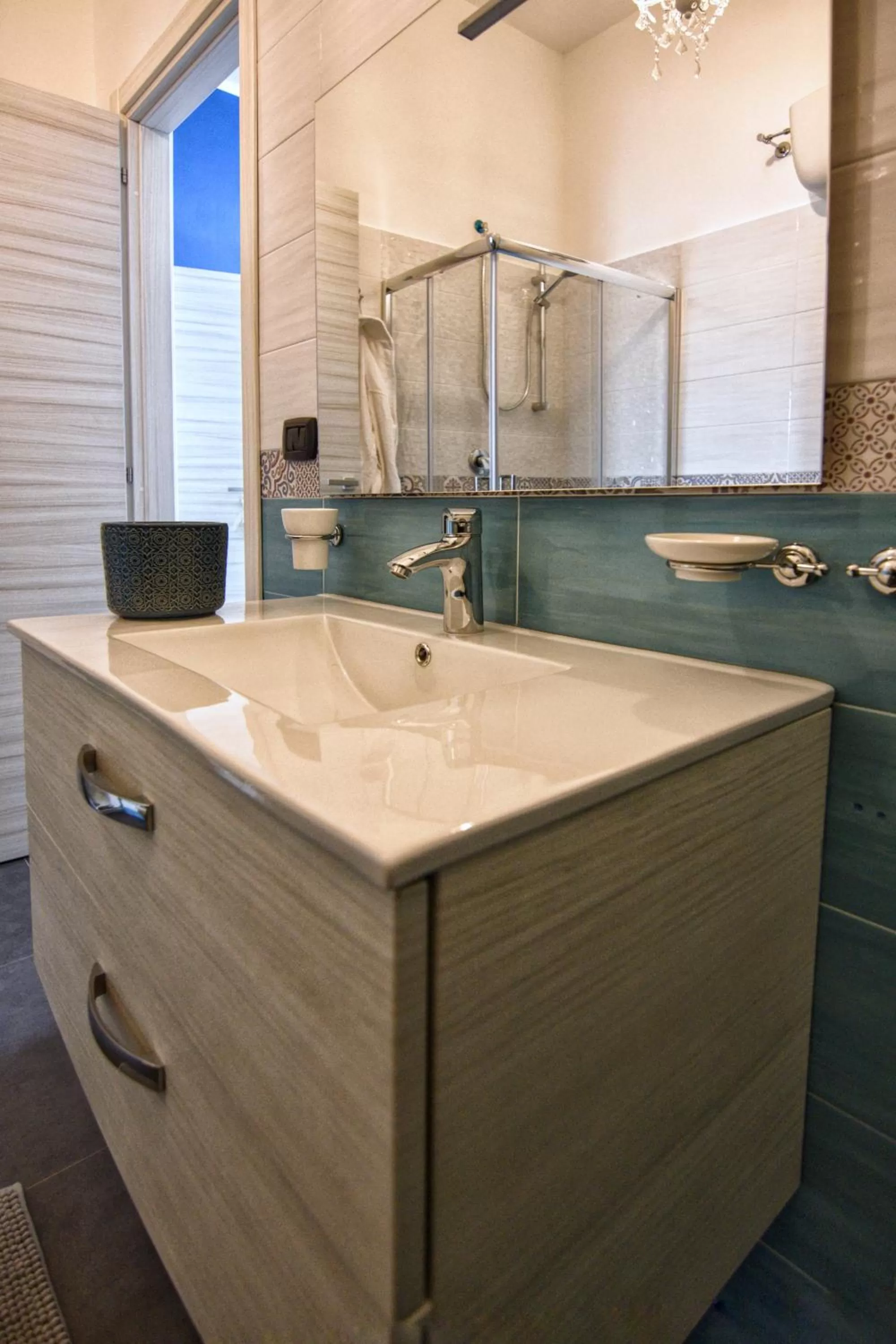 Shower, Bathroom in B&B Grazia