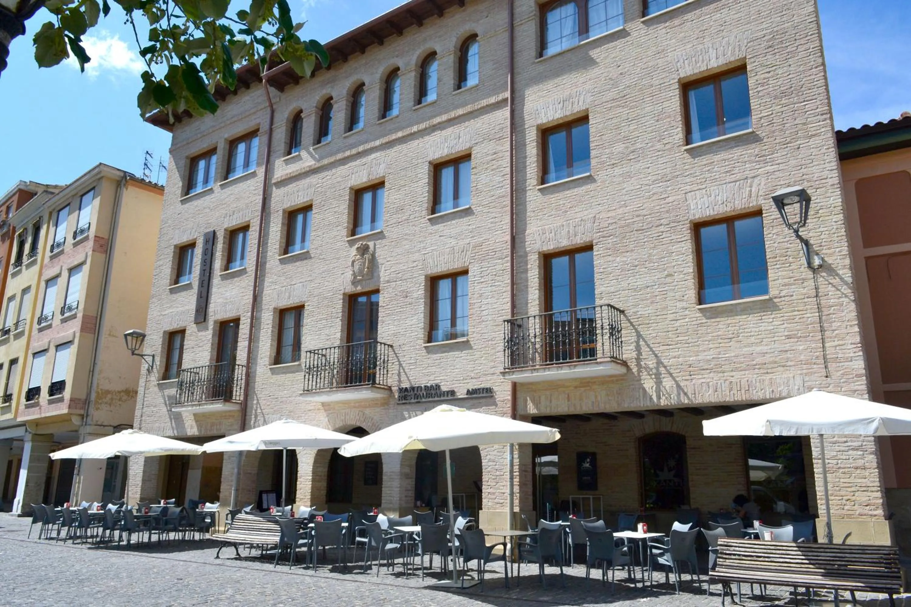 Property building in Alda Estella Hostel