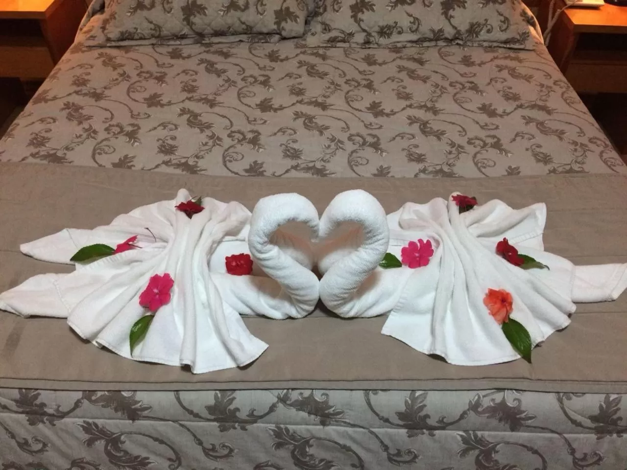 Bed in Pousada Alto D'ouro