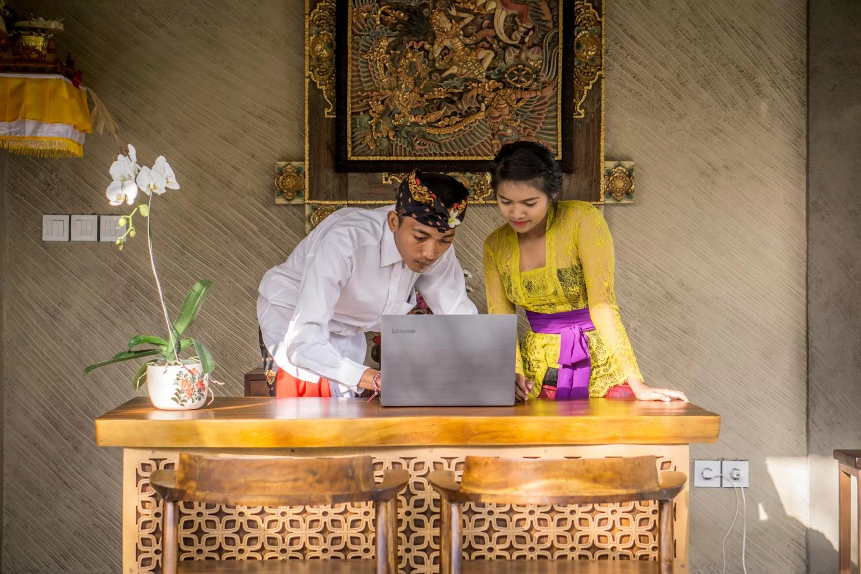 Lobby or reception in Gerindem Cottages