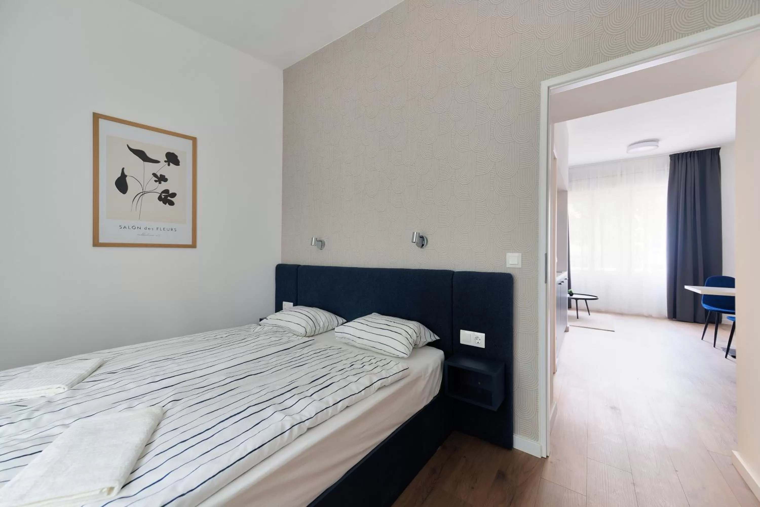 Bed in Villa Oliver Budapest