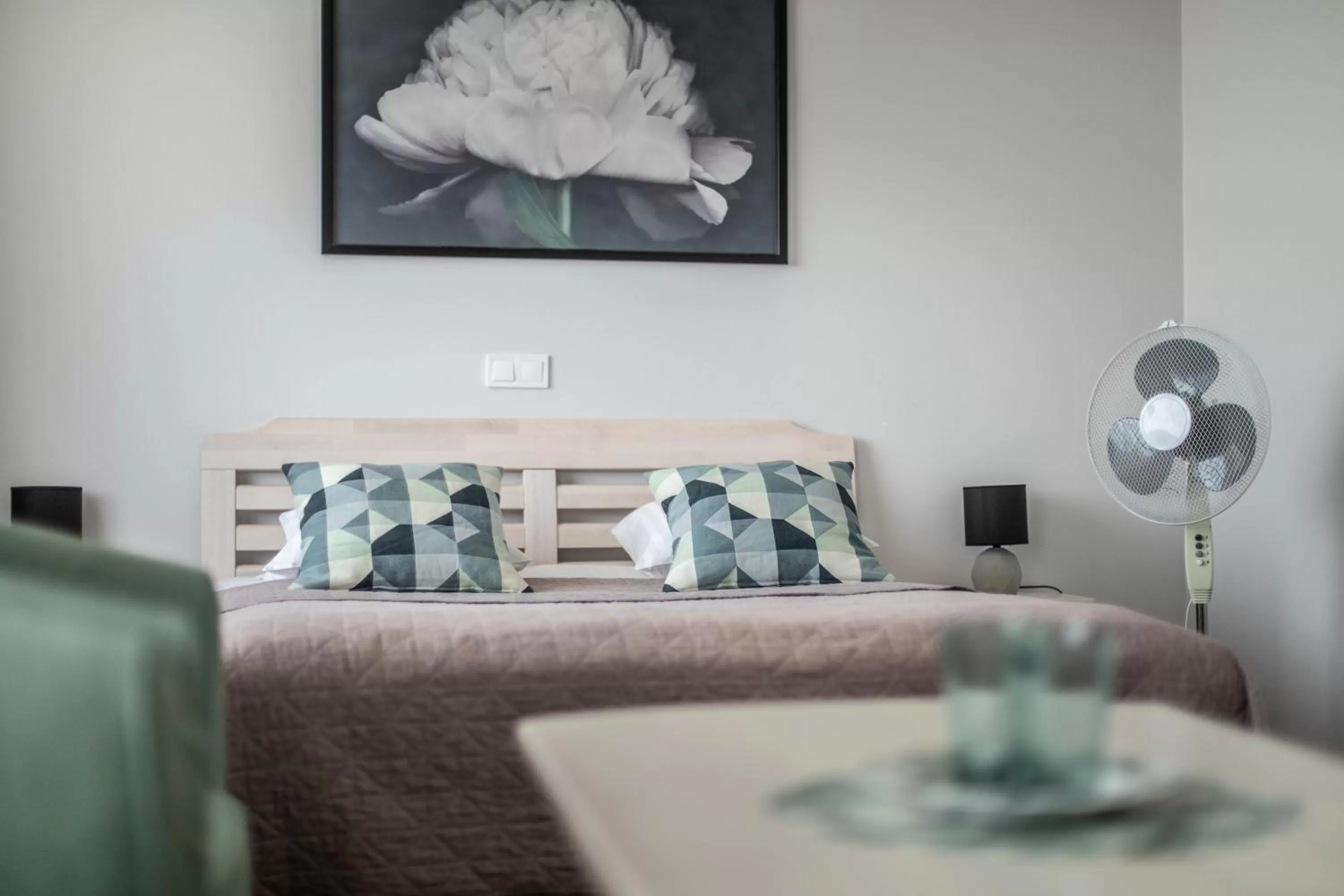 Bed in Hotel Mezaparks