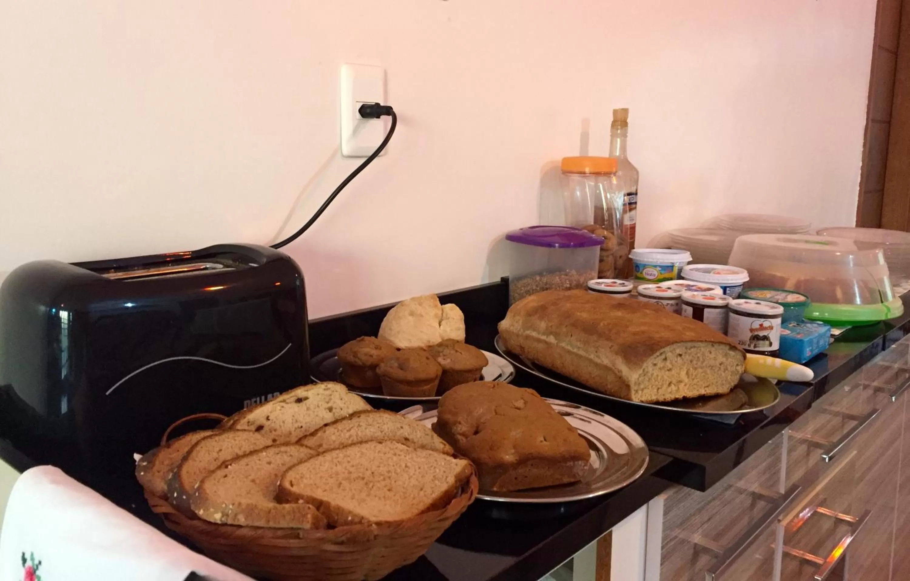 Buffet breakfast in Pousada Corazao Sagradao