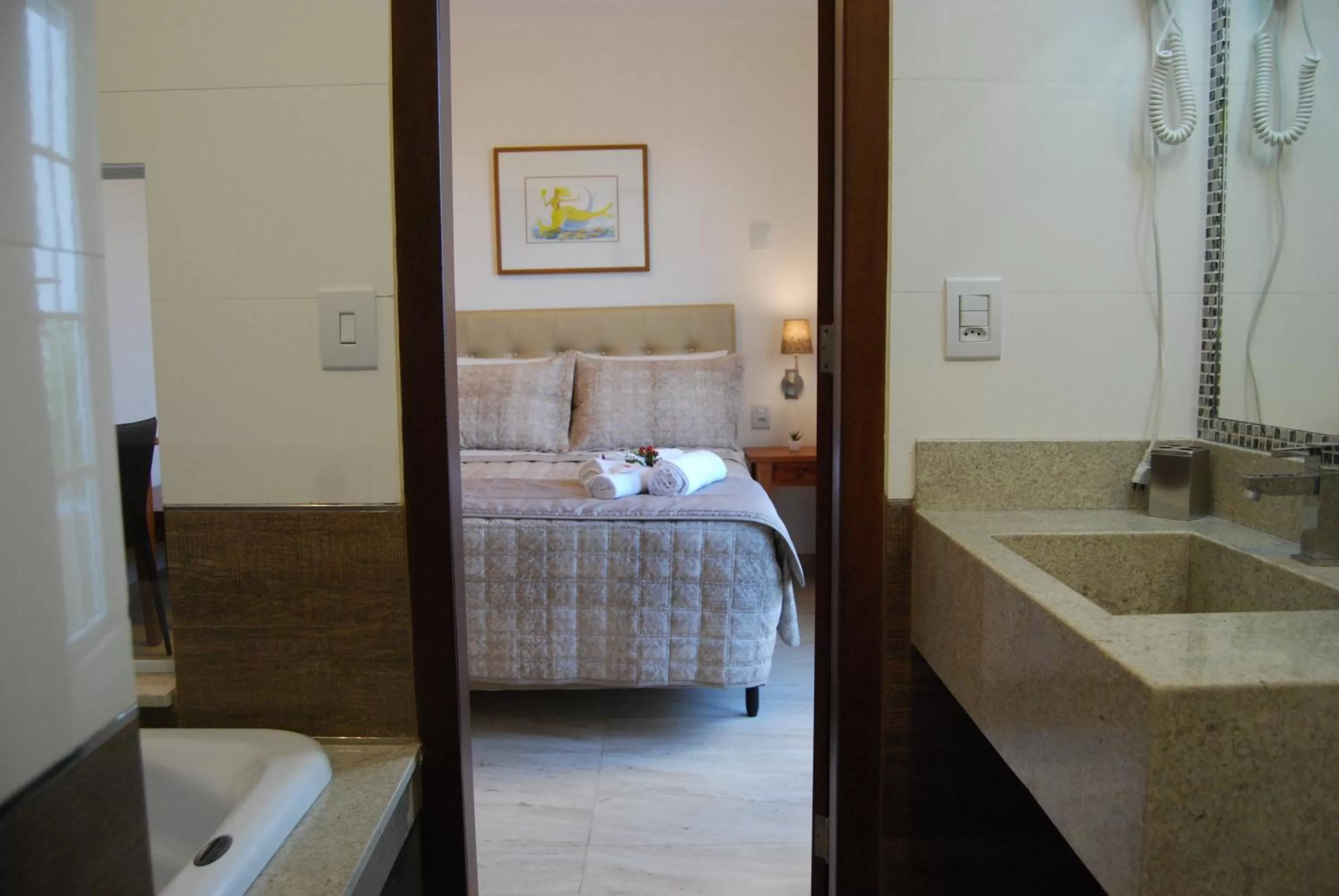 Decorative detail, Bed in Pousada Bahia Pelô