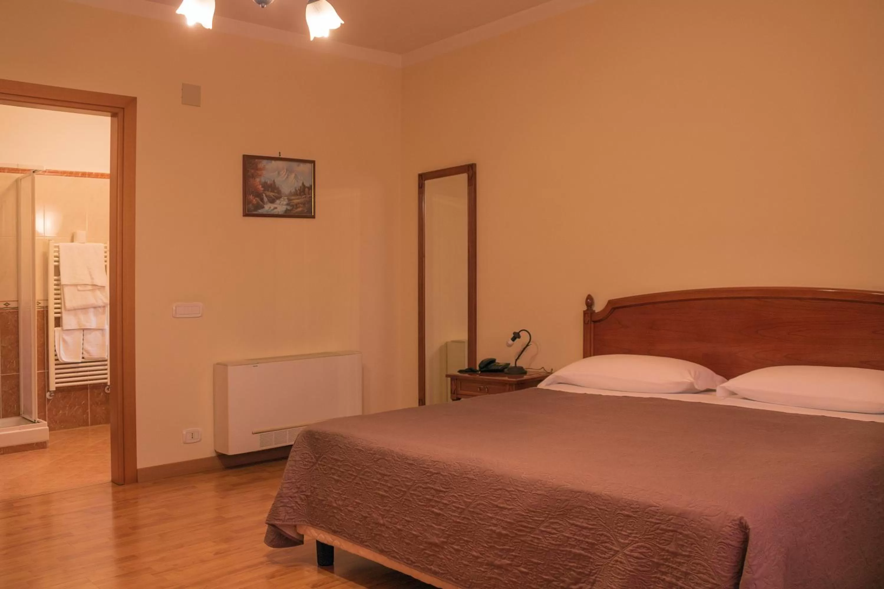 Bed in Ruggiero Park Hotel