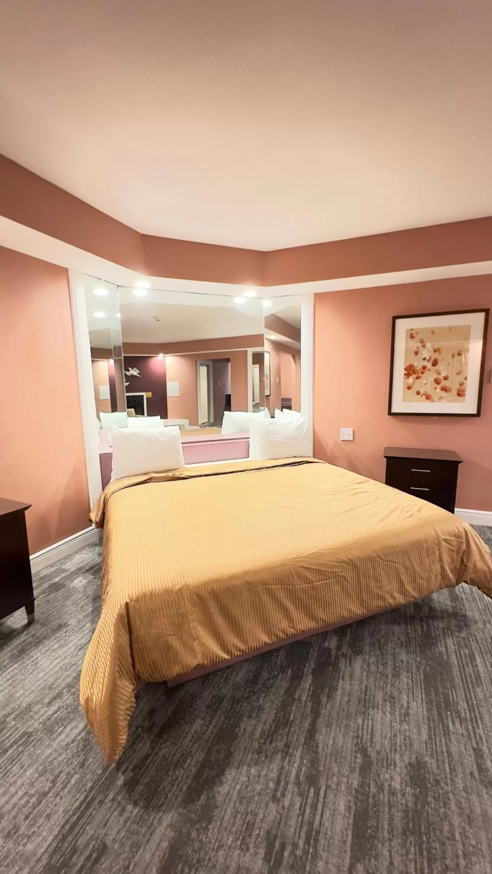 Bedroom, Bed in Inn of the Dove - Romantic Luxury Suites with Jacuzzi & Seasonal Fireplace at Harrisburg-Hershey-Philadelphia, PA