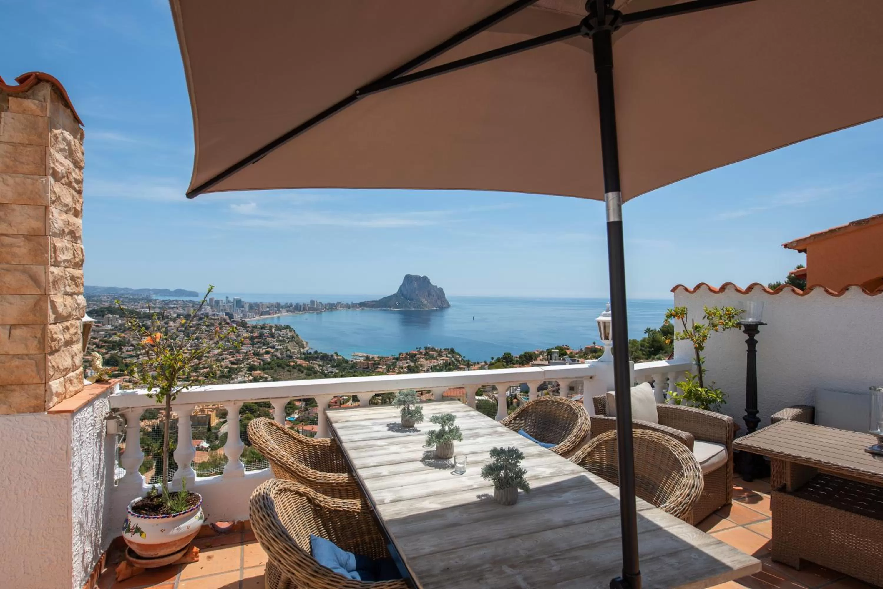 Balcony/Terrace in Villa Vista Calpe