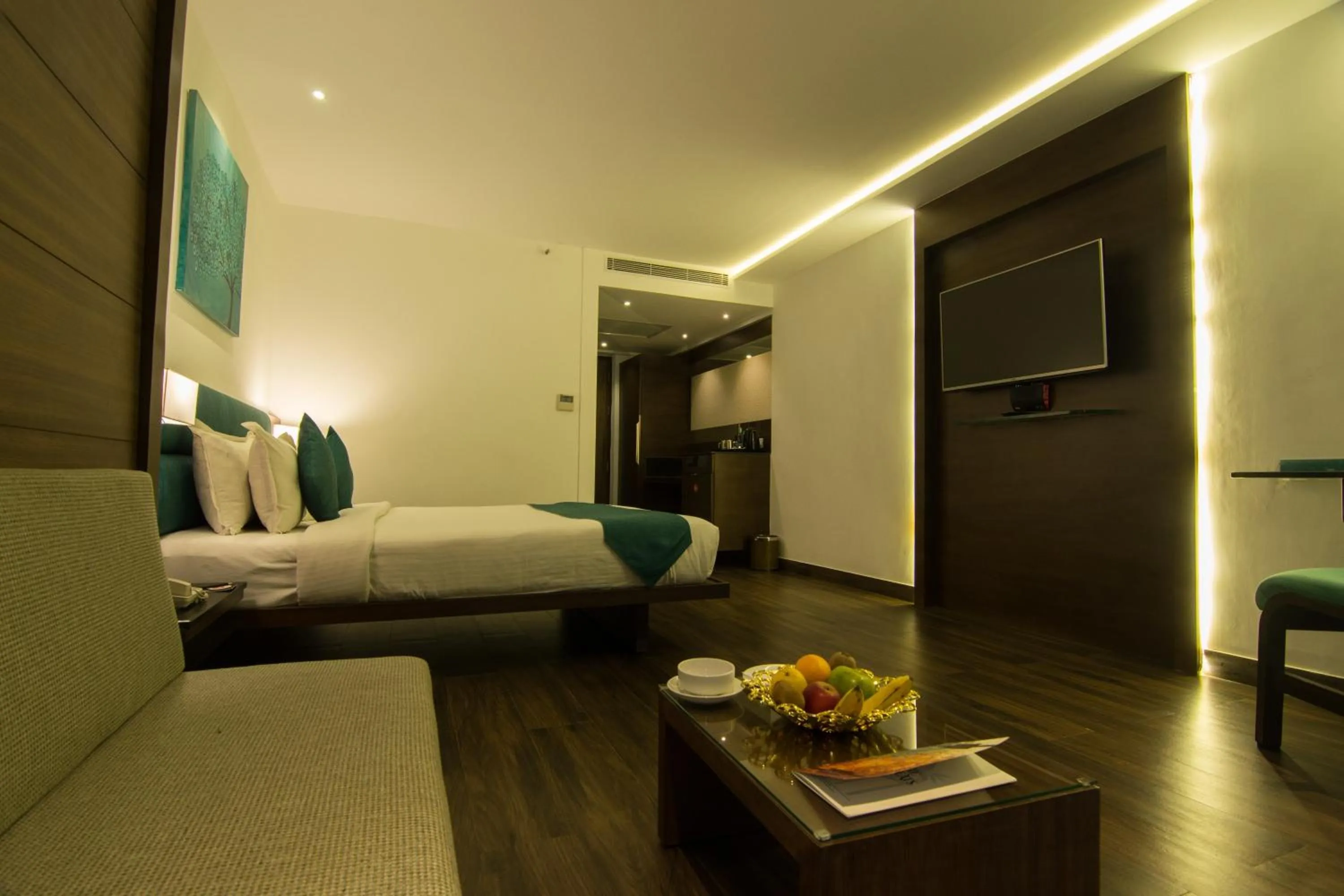 Bedroom, Bed in Roopa Elite