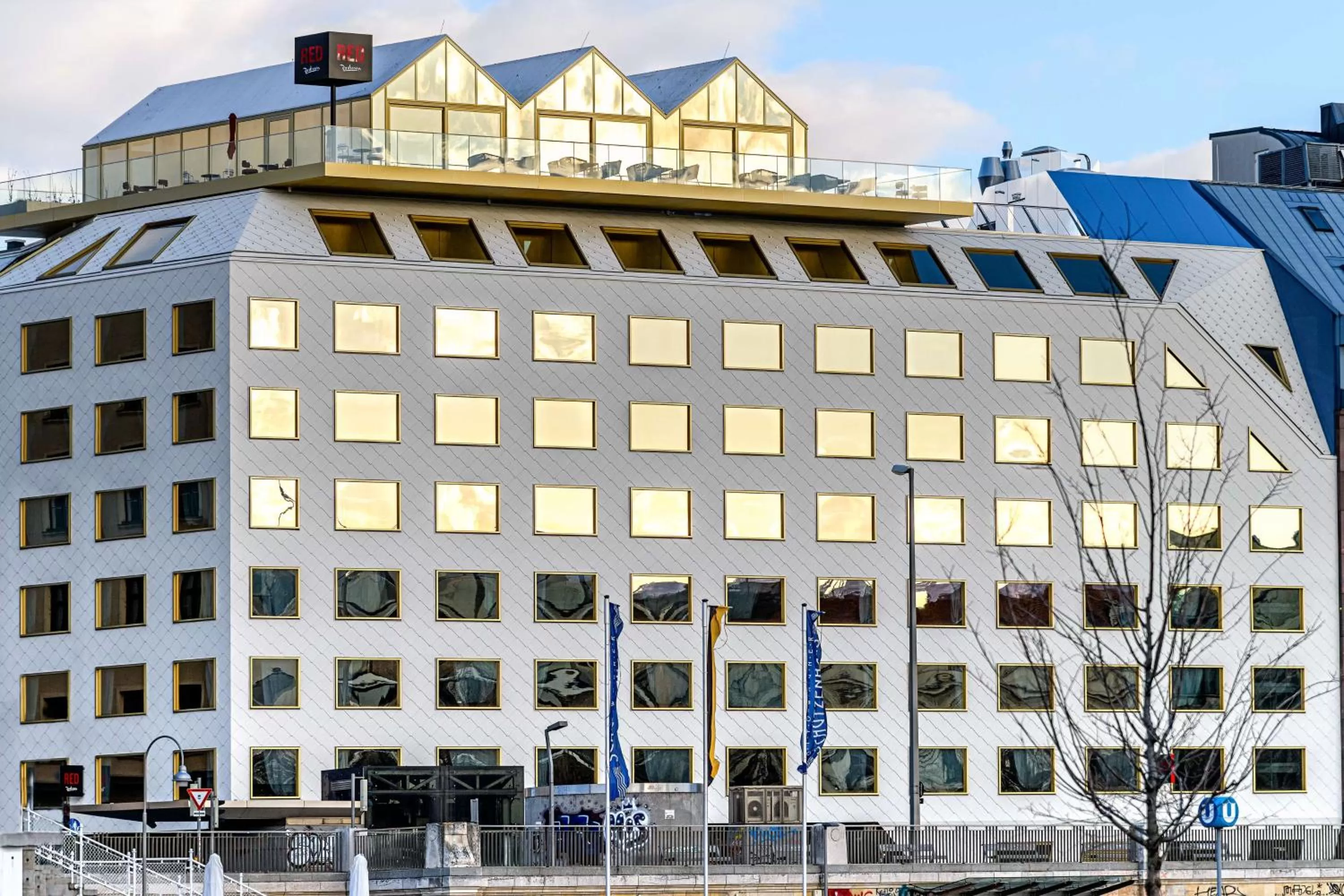 Property building in Radisson RED Hotel, Vienna