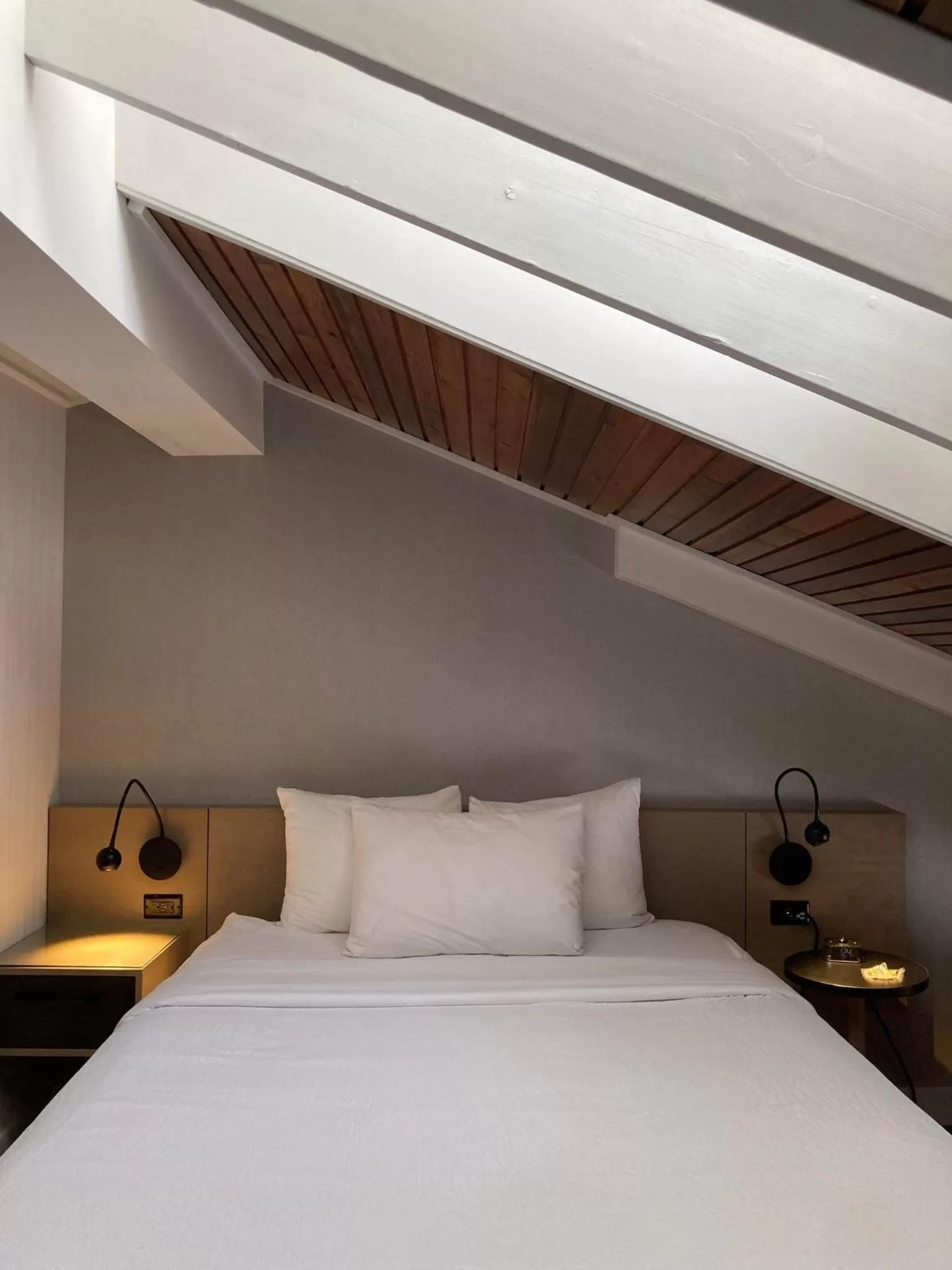 Bed in Lake Louise Inn