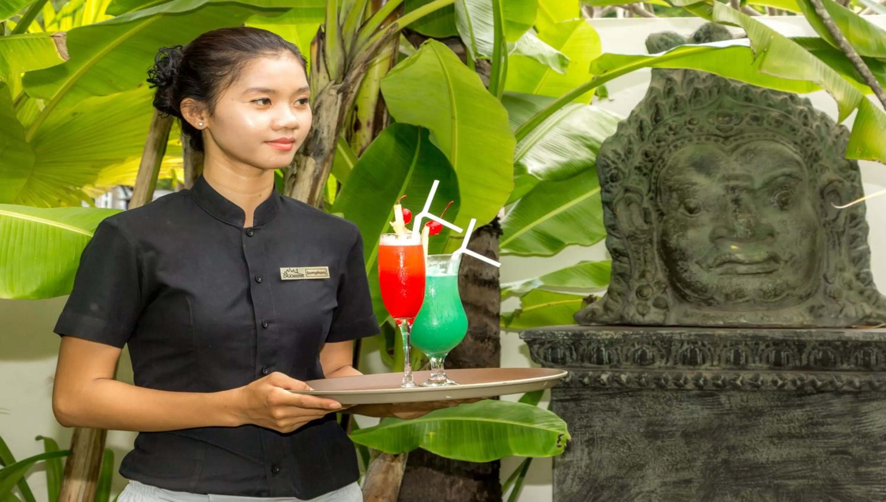 Staff in The Cyclo d'Angkor Boutique Hotel