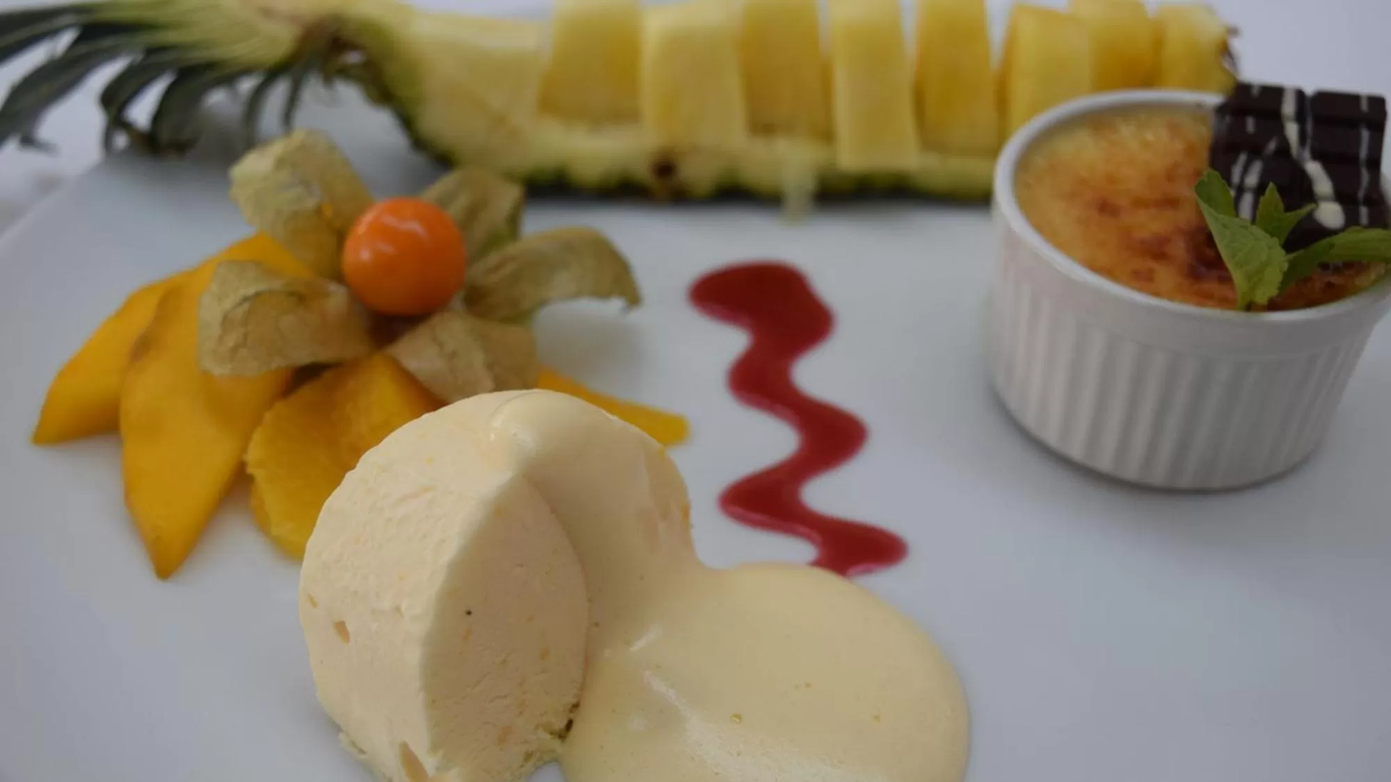 Food close-up in Hotel Lamm