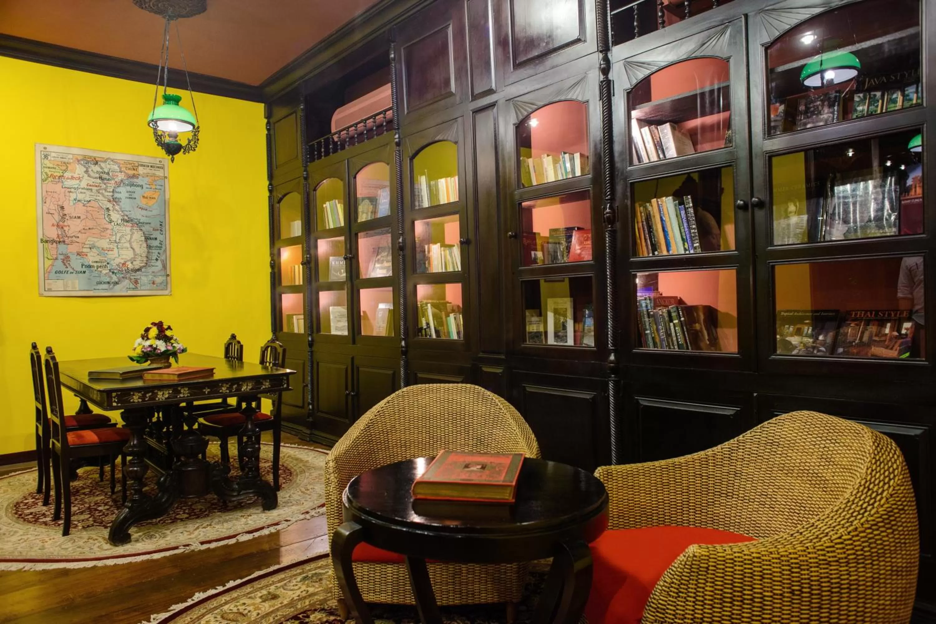Library in Angkor Village Hotel - Small Luxury Hotels of the World