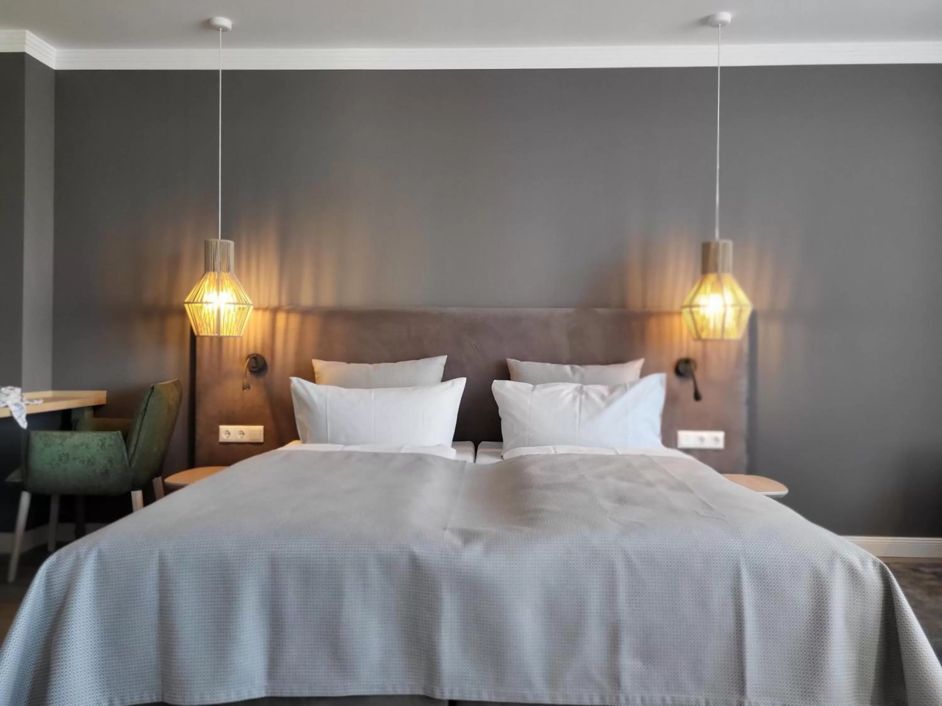 Bed in Landhotel Rittmeister & Kräuter-SPA Adults Only