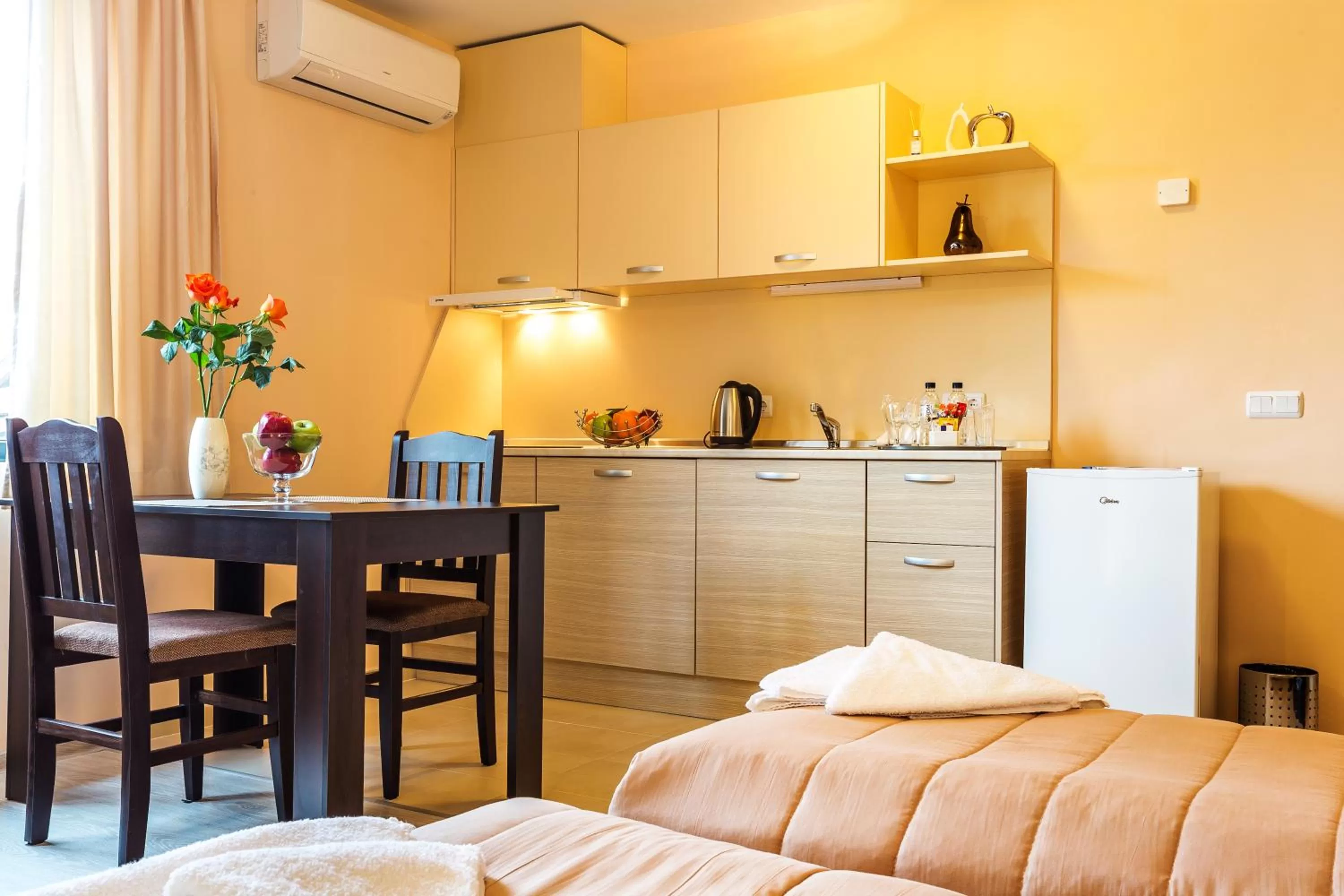 Kitchen or kitchenette in Apart Hotel Rosen