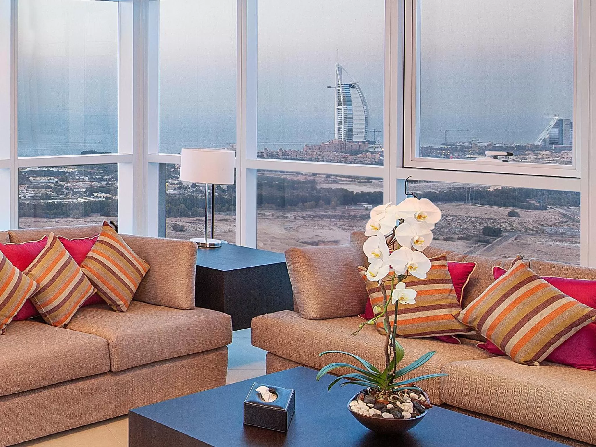 Living room in Adagio Premium Dubai Al Barsha