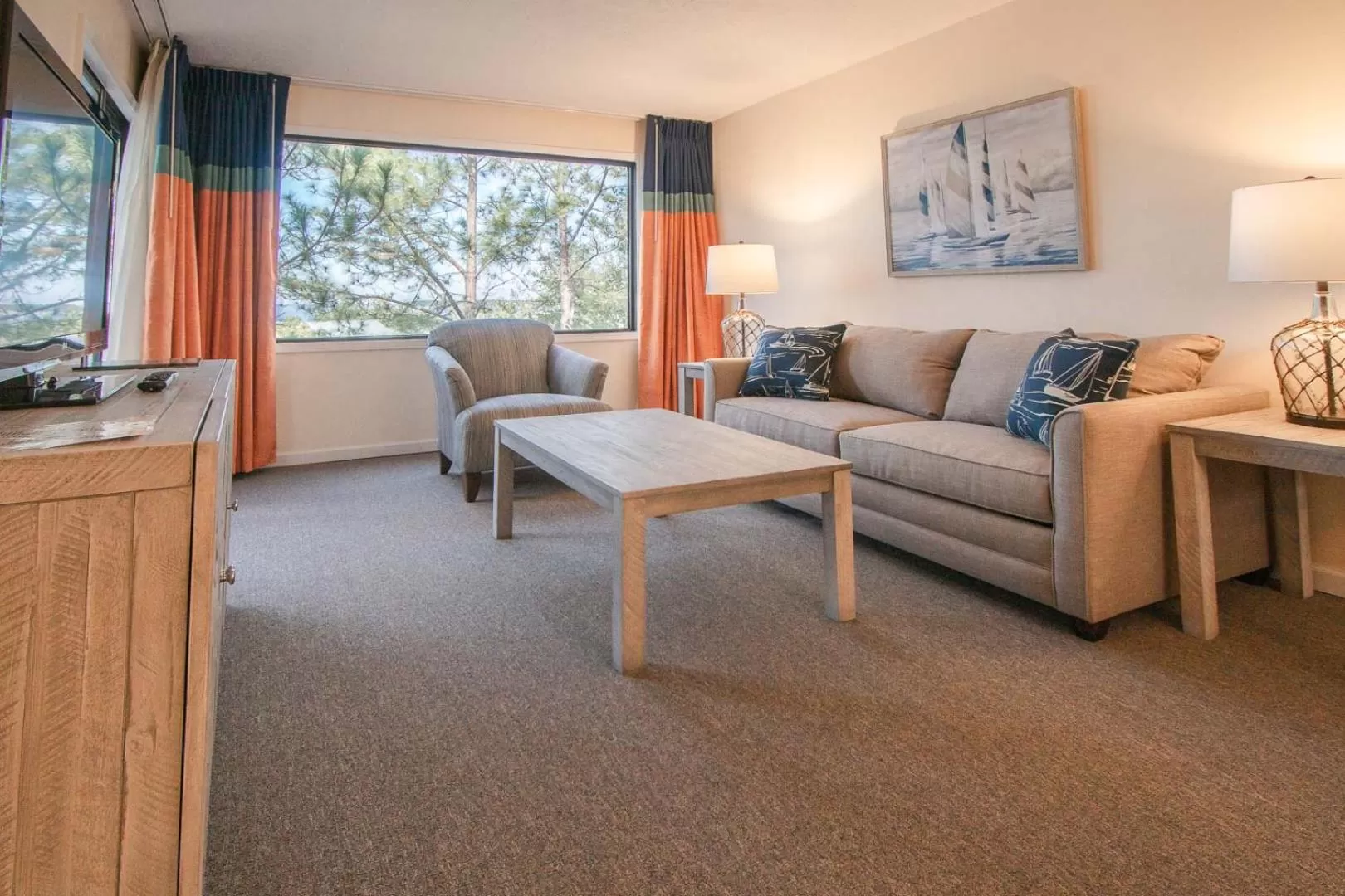 Living room in Bay Club of Sandestin