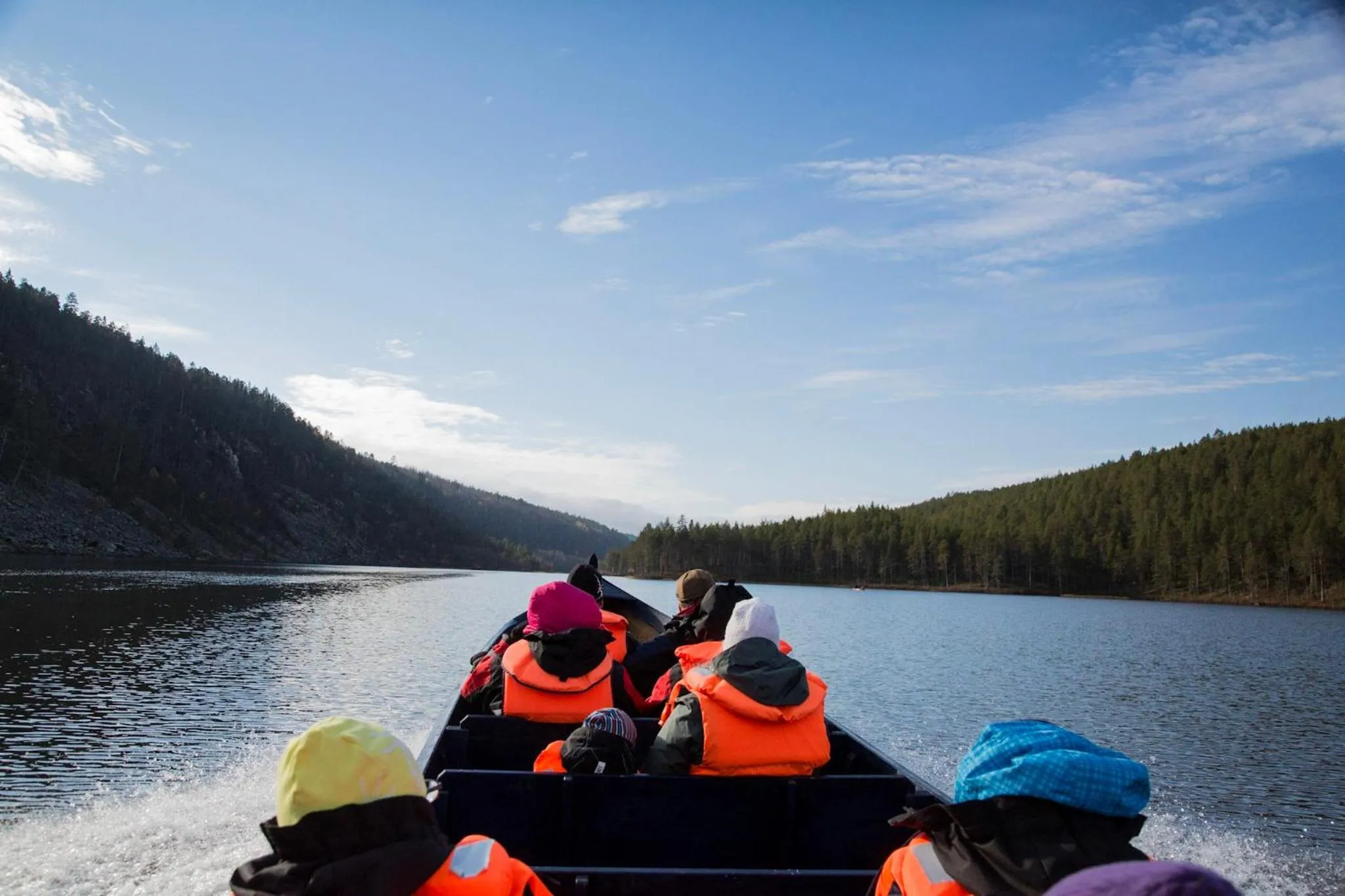 People in Aurora Village Ivalo
